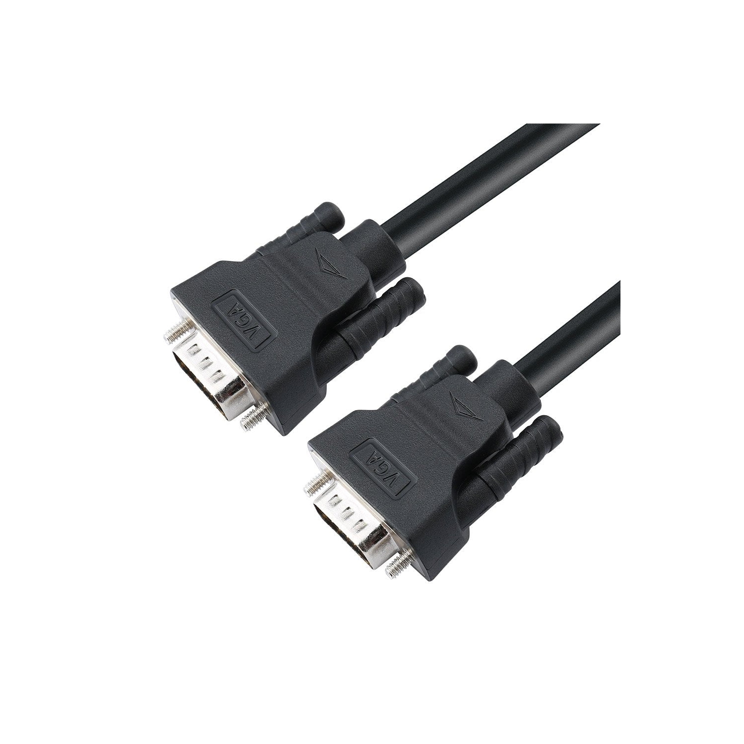 Câble d’ordinateur VGA mâle à mâle; Câble d’ordinateur; 1080p haute résolution pour projecteurs; écrans HD de 3 pi