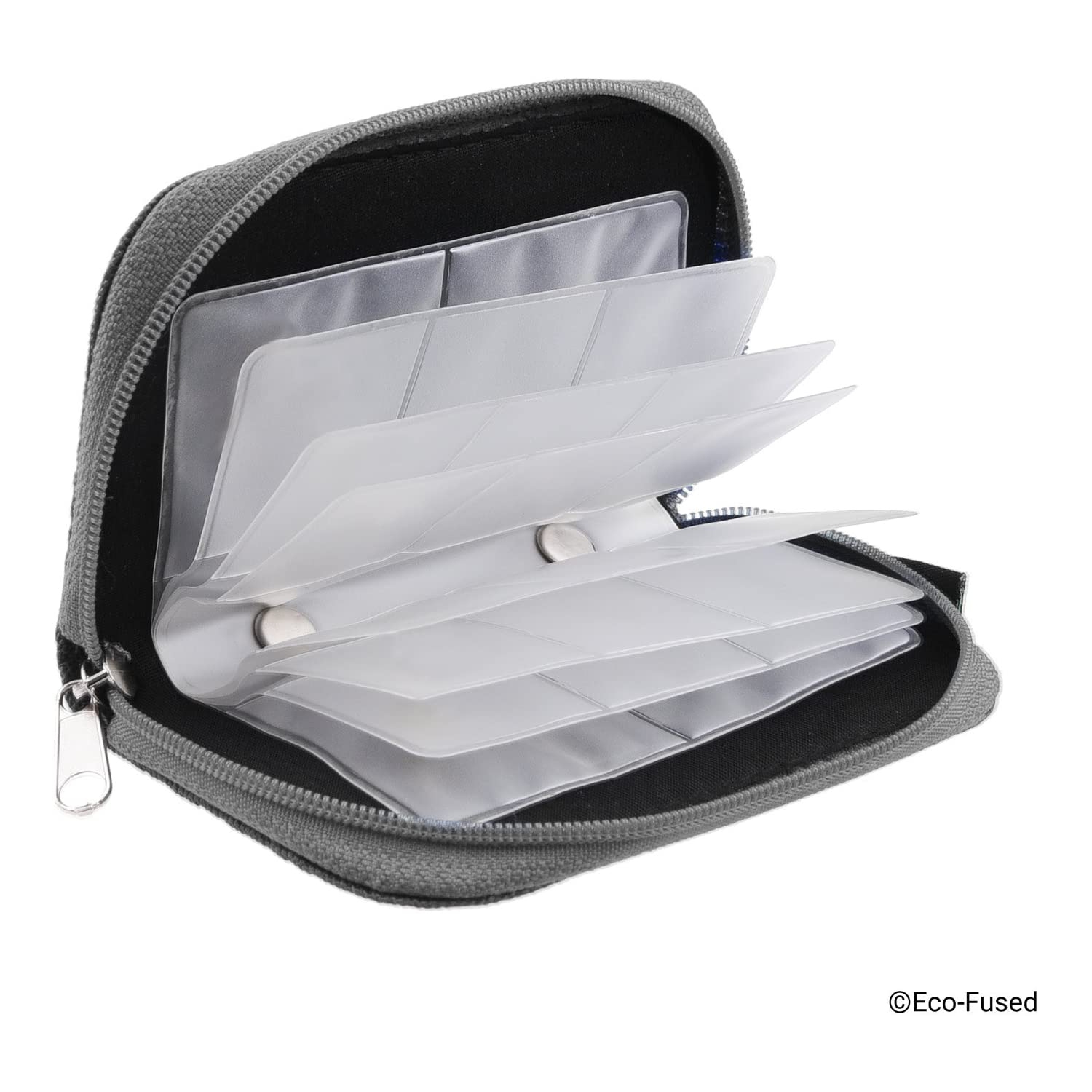 Memory Card Carrying Case - Suitable for SDHC and SD Cards - 8 Pages and 22 Slots - Microfiber
