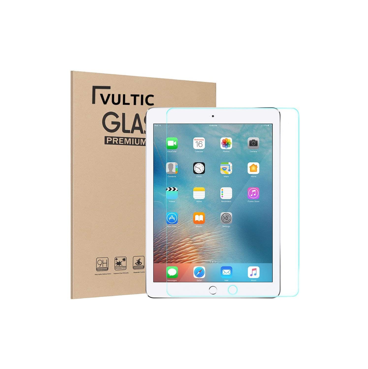 iPad – Protecteur d’écran en verre trempé pour iPad Air 2019 3/Pro 10.5 (3 2017)