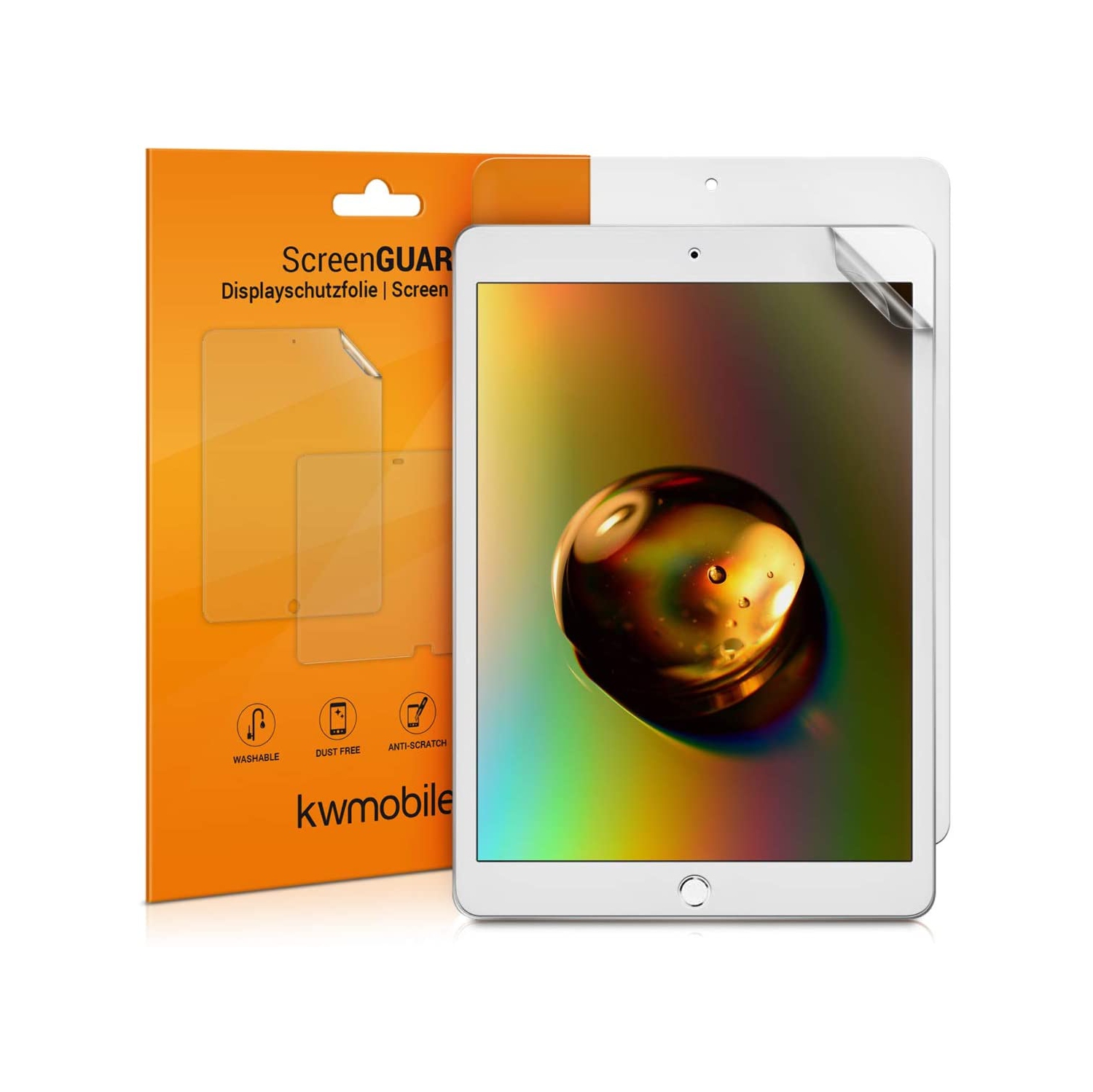 2 protecteurs d’écran compatibles avec l’iPad 10.2 d’Apple - pellicule de protection d’écran