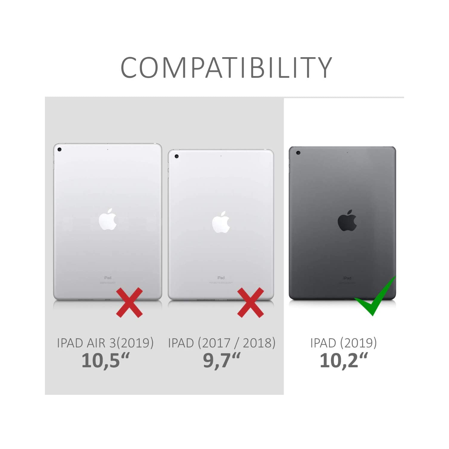 2 protecteurs d’écran compatibles avec l’iPad 10.2 d’Apple - pellicule de protection d’écran