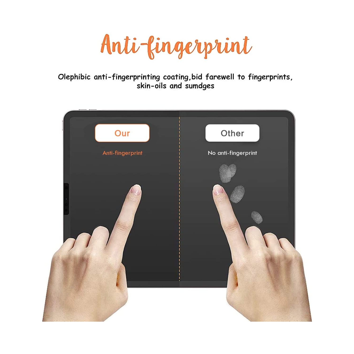 Protecteur d’écran PaCooper pour iPad Pro de 12.9 po, PCooper iPad Pro 12.9 film mat PET