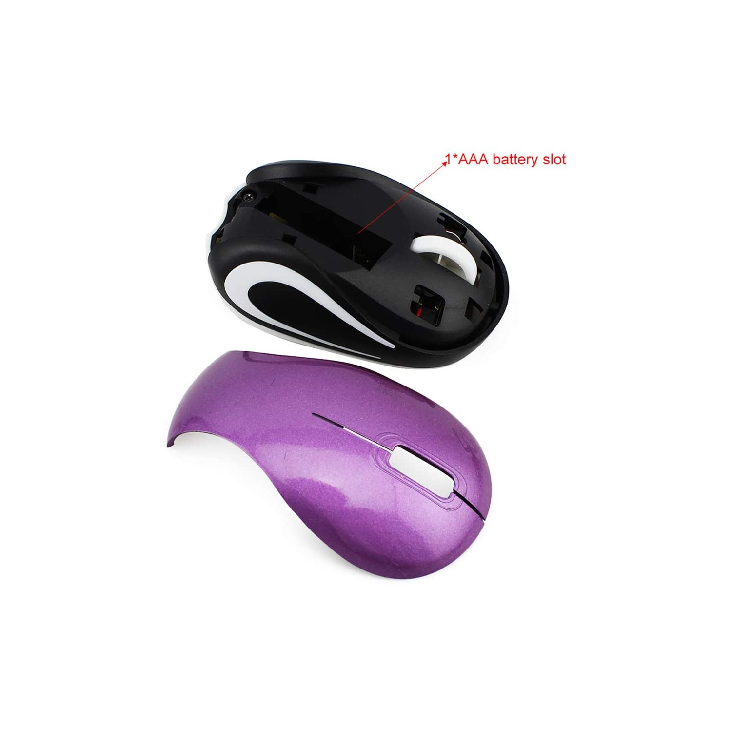 Mini Small Wireless Mouse for Kids Children 3-8 Years Old Child Sized USB Cordless Mice with USB