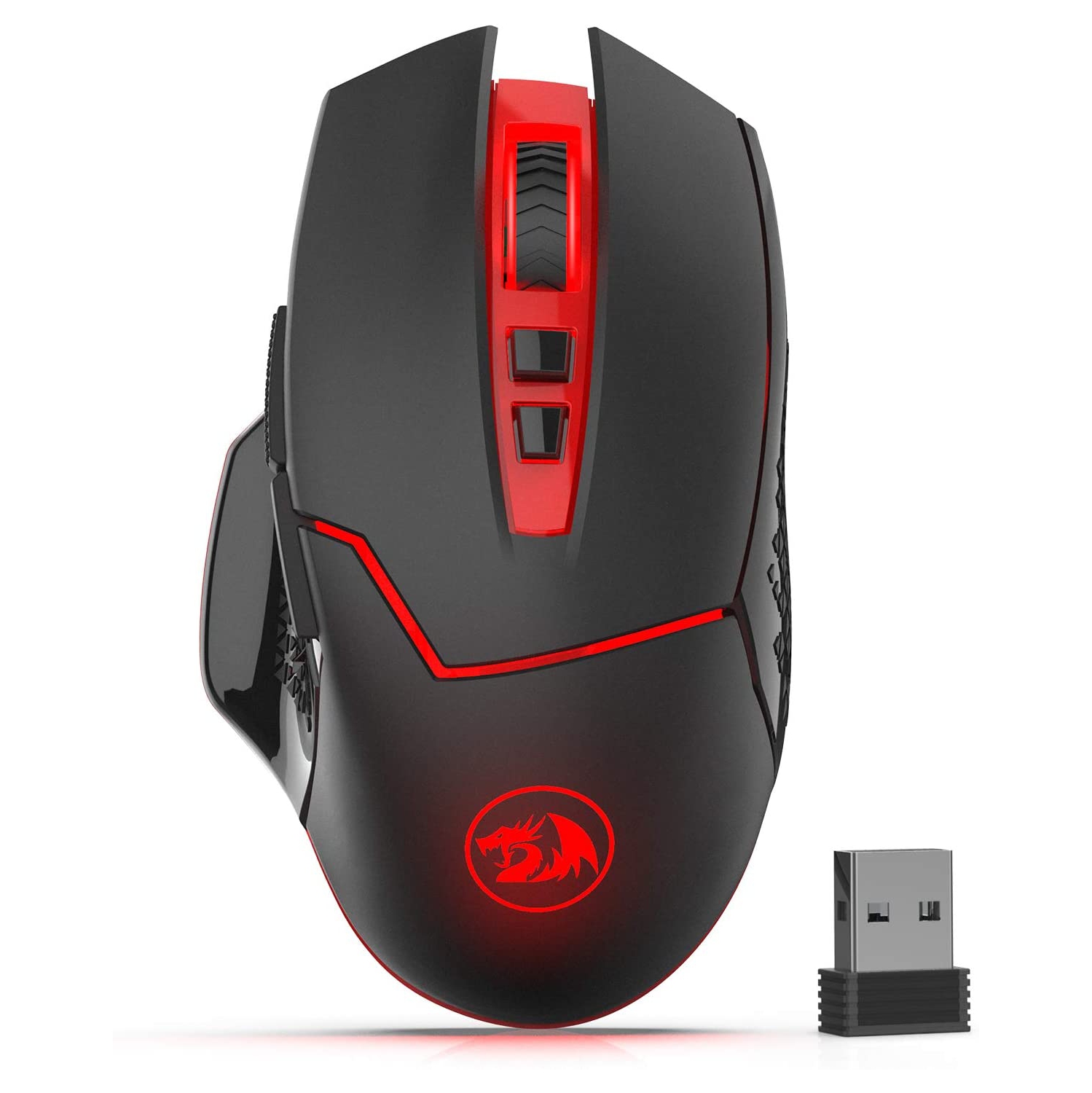 M690-1 2400 DPI 2.4G Wireless Gaming Mouse, 5 Adjustable DPI Levels Portable Gaming & Office Mice