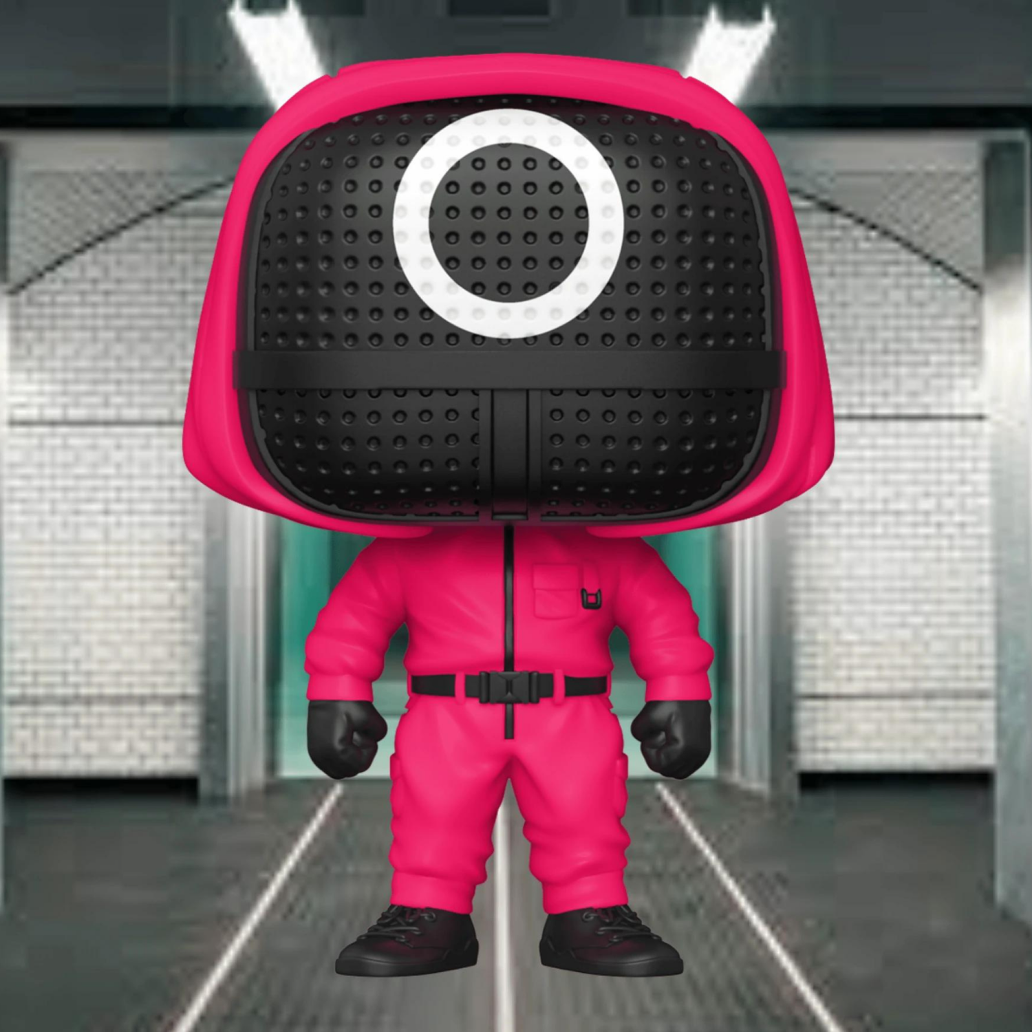 Figurine Pop! De Funko Squid Game, travailleur masqué