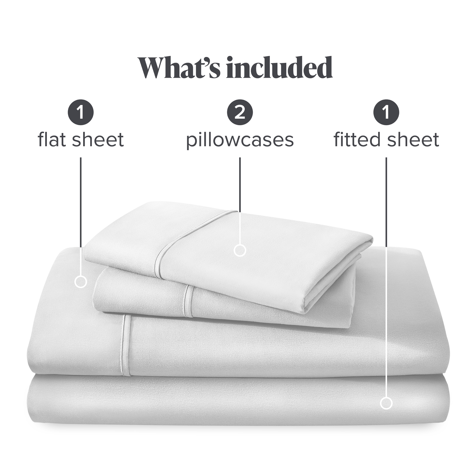 Bare Home Side Pocket Sheet Set - 1800 Ultra-Soft Microfiber Bed Sheets - Double Brushed - Dual Pocket - Deep Pocket - Bedding Sheets & Pillowcases