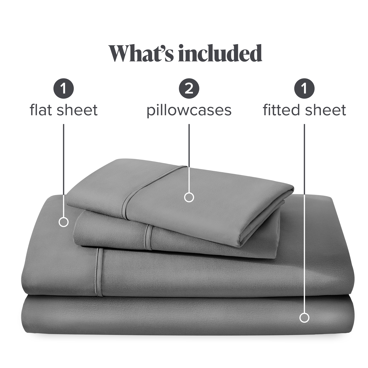 Bare Home Side Pocket Sheet Set - 1800 Ultra-Soft Microfiber Bed Sheets - Double Brushed - Dual Pocket - Deep Pocket - Bedding Sheets & Pillowcases