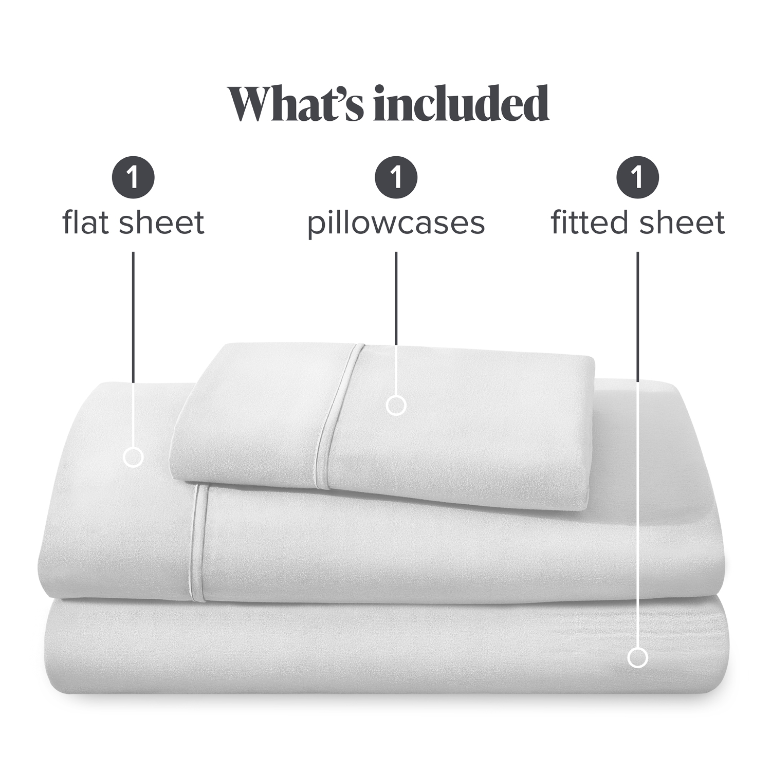 Ensemble de draps Bare Home Side - 1800 draps en microfibre ultra-doux - double brossé - double pochette - Deep Pocket - draps et taies d’oreiller