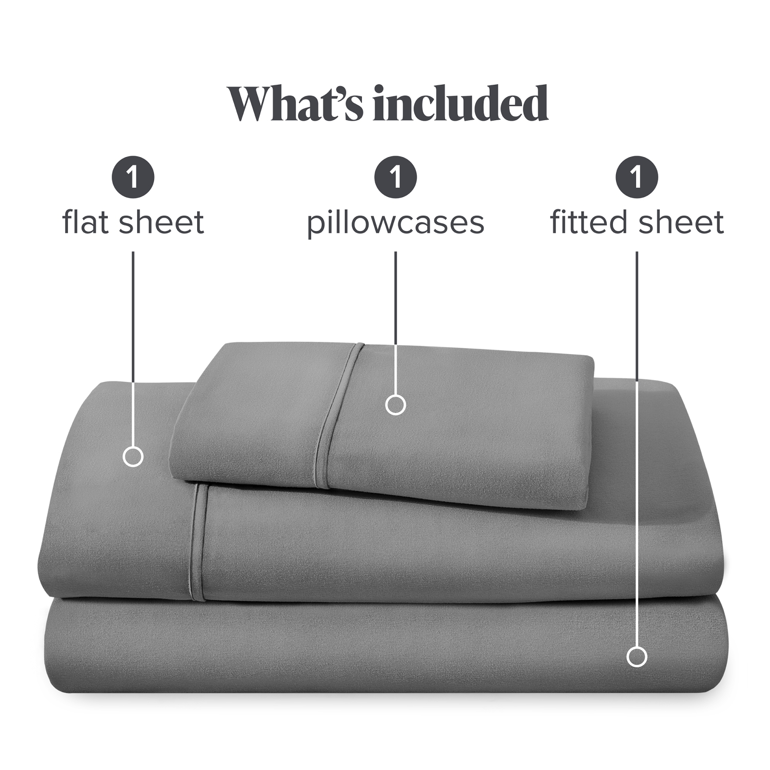 Bare Home Side Pocket Sheet Set - 1800 Ultra-Soft Microfiber Bed Sheets - Double Brushed - Dual Pocket - Deep Pocket - Bedding Sheets & Pillowcases