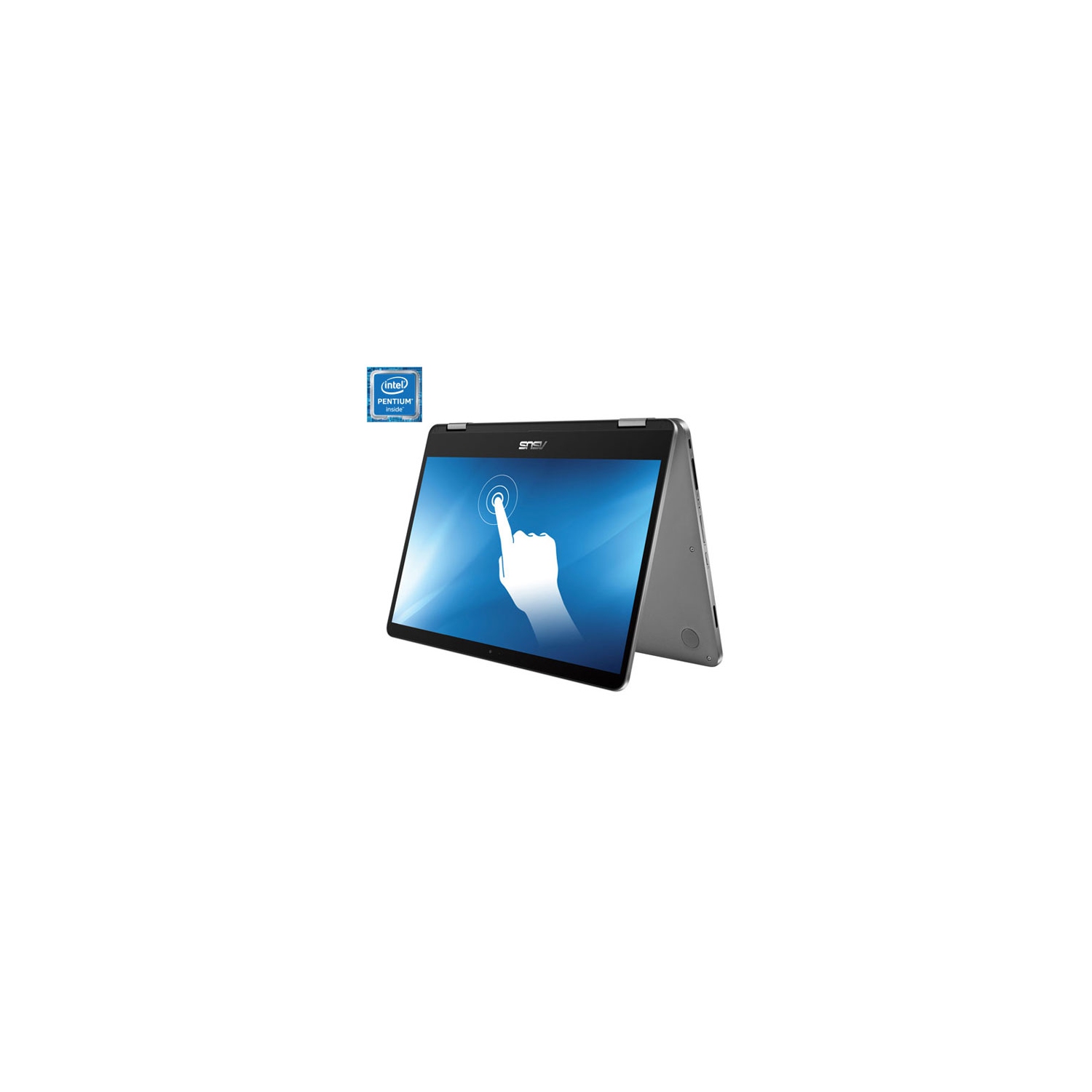 Refurbished (Good) - ASUS VivoBook Flip 14" 2-in-1 Laptop w/ 1 year of Microsoft 365 (Intel/128GB SSD/4GB RAM/Win 10S)