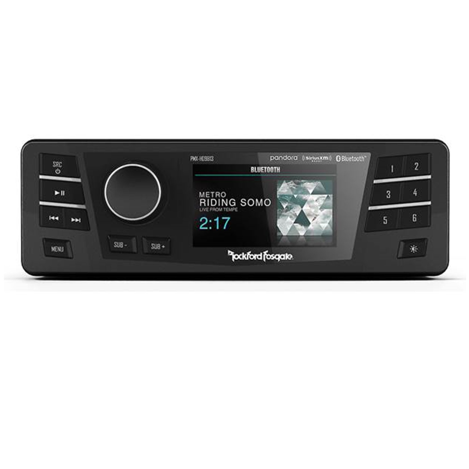 Rockford Fosgate PMX-HD9813 Digital media receiver for 1998-13 Harley-Davidson motorcycles (does not play CDs)