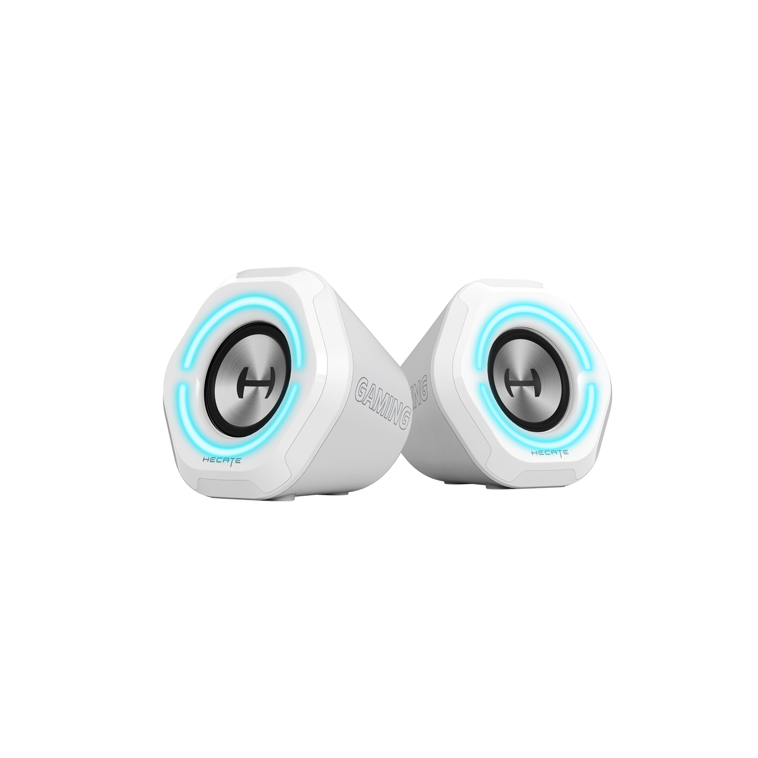 Edifier Computer Speakers, USB-Powered Bluetooth Gaming Speakers, RGB Lights, G1000 White