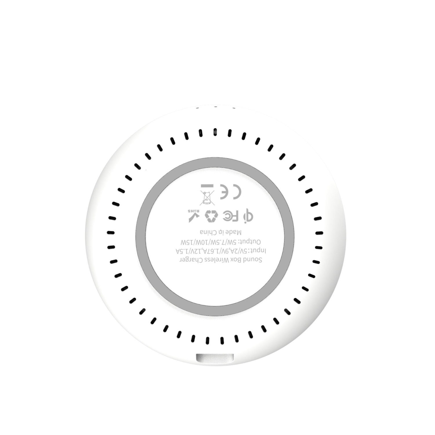 Sound Box Chargeur sans fil Instrument de sommeil avec 25 sons naturels apaisants, 3 minuterie et fonction de mémoire