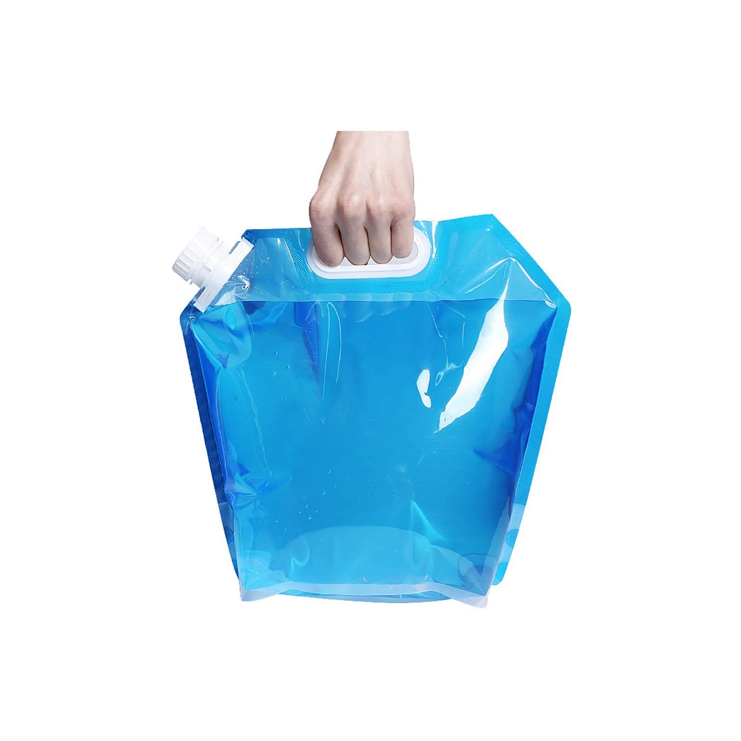 5L Water Storage Bag Folding Drinking Container Outdoor for Sport Camping Hiking Picnic BBQ Sport Riding Mountaineer…