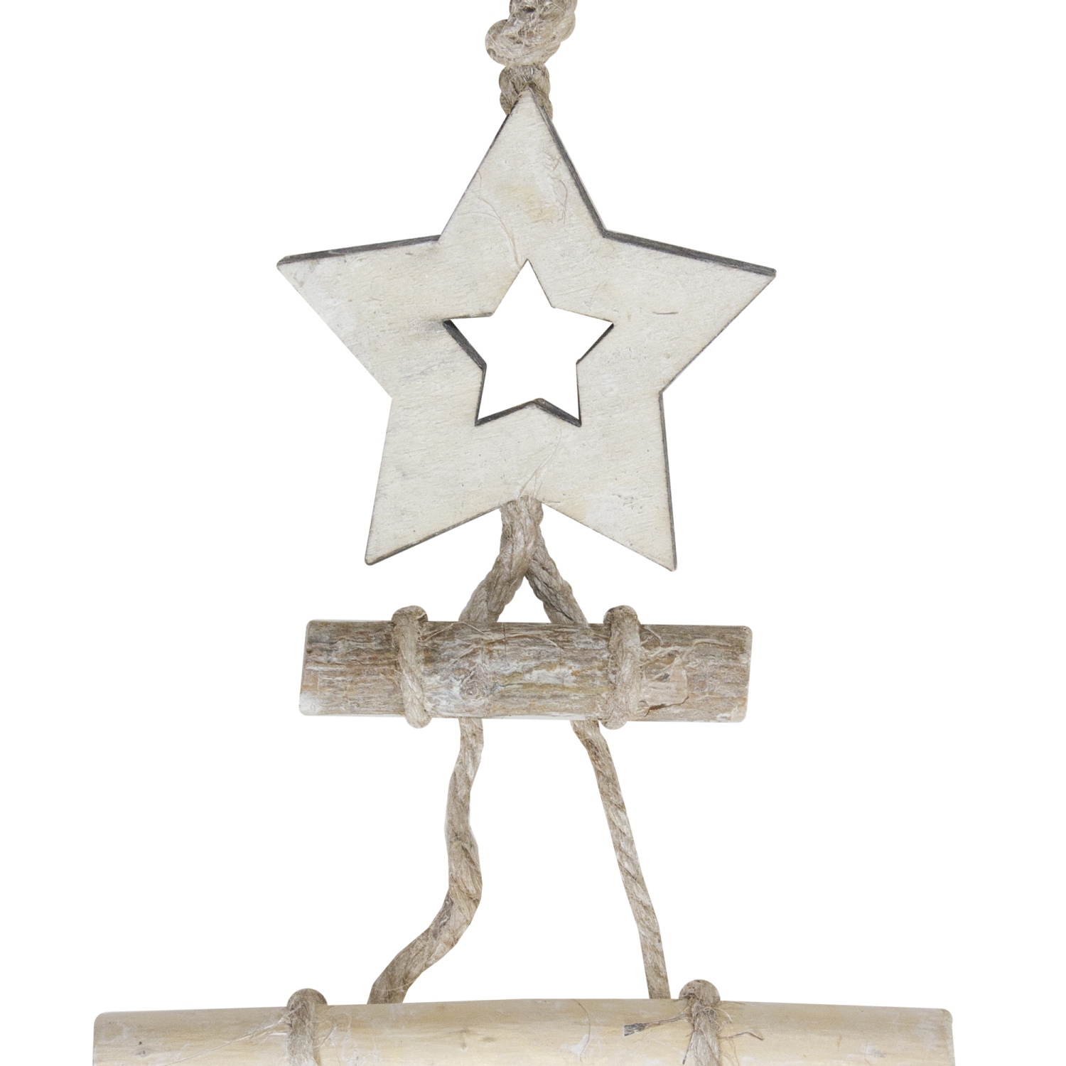 31" Natural Wood Twig Tree Wall Hanging Christmas Decoration