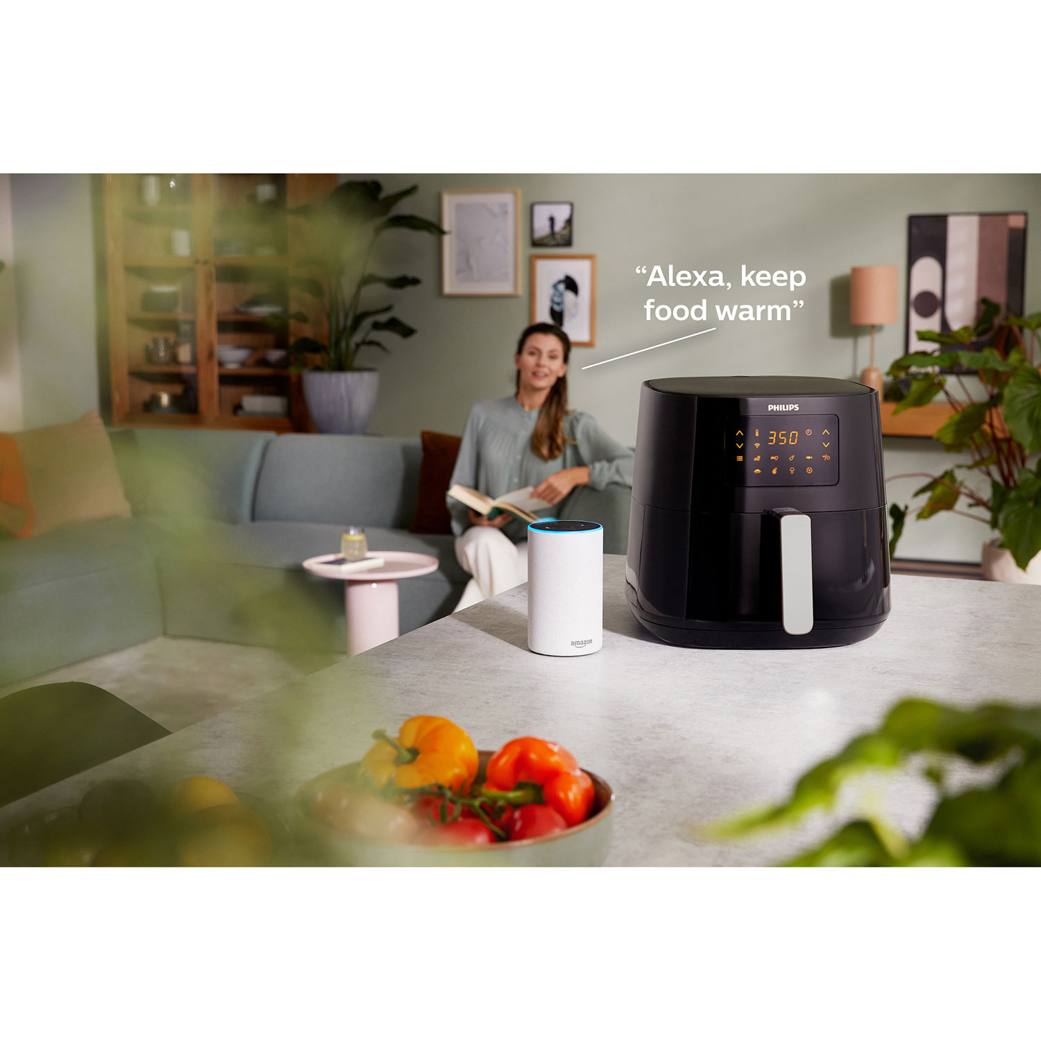 Philips Airfryer Essential XL, Black - Worldshop