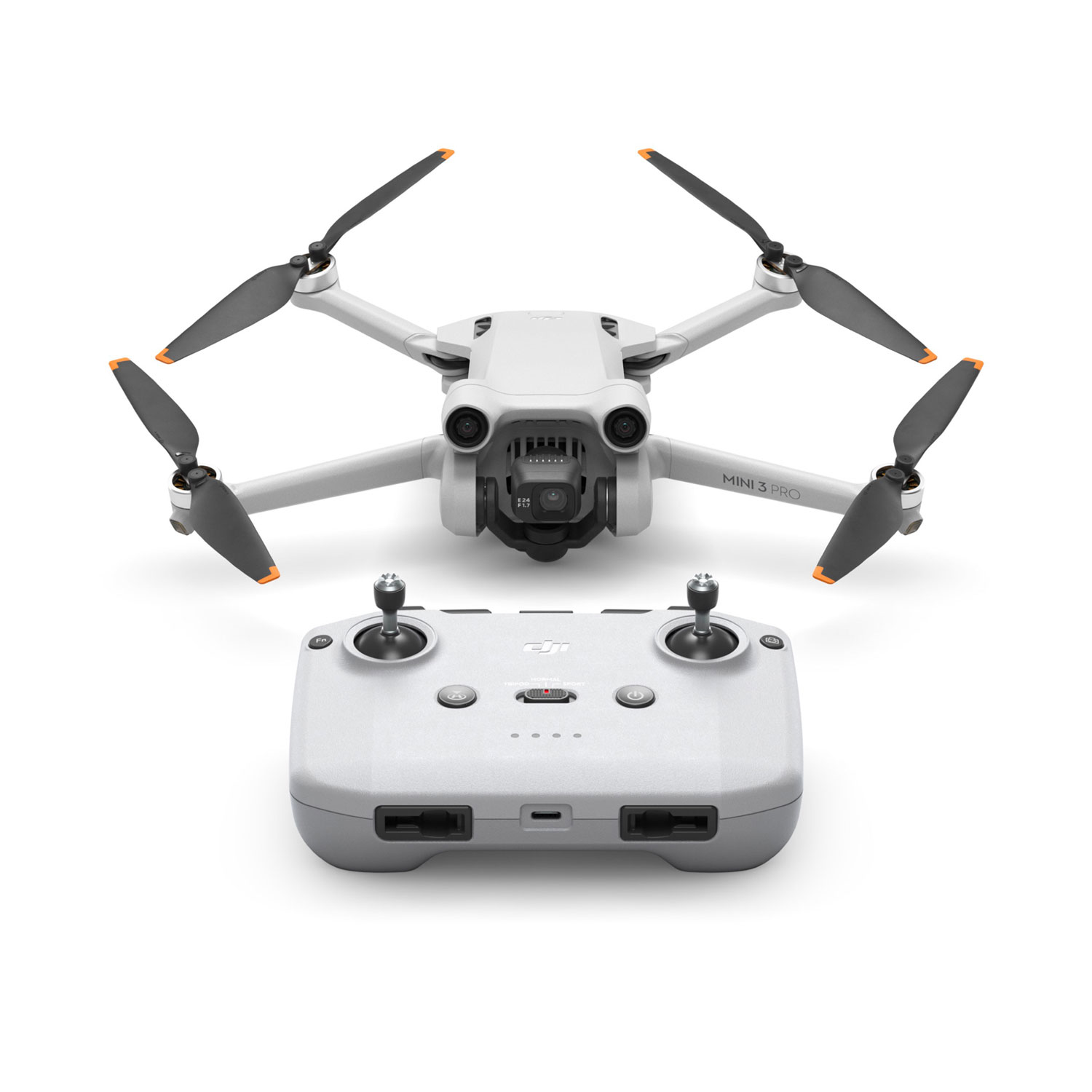 DJI Mini 3 Pro Quadcopter Drone with Remote Control - Grey