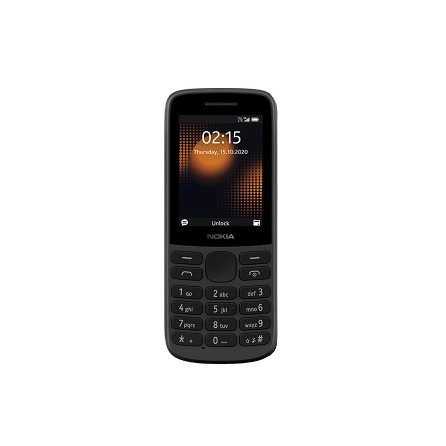 Nokia 215 (4G, TA-1284 (Black) - Brand New