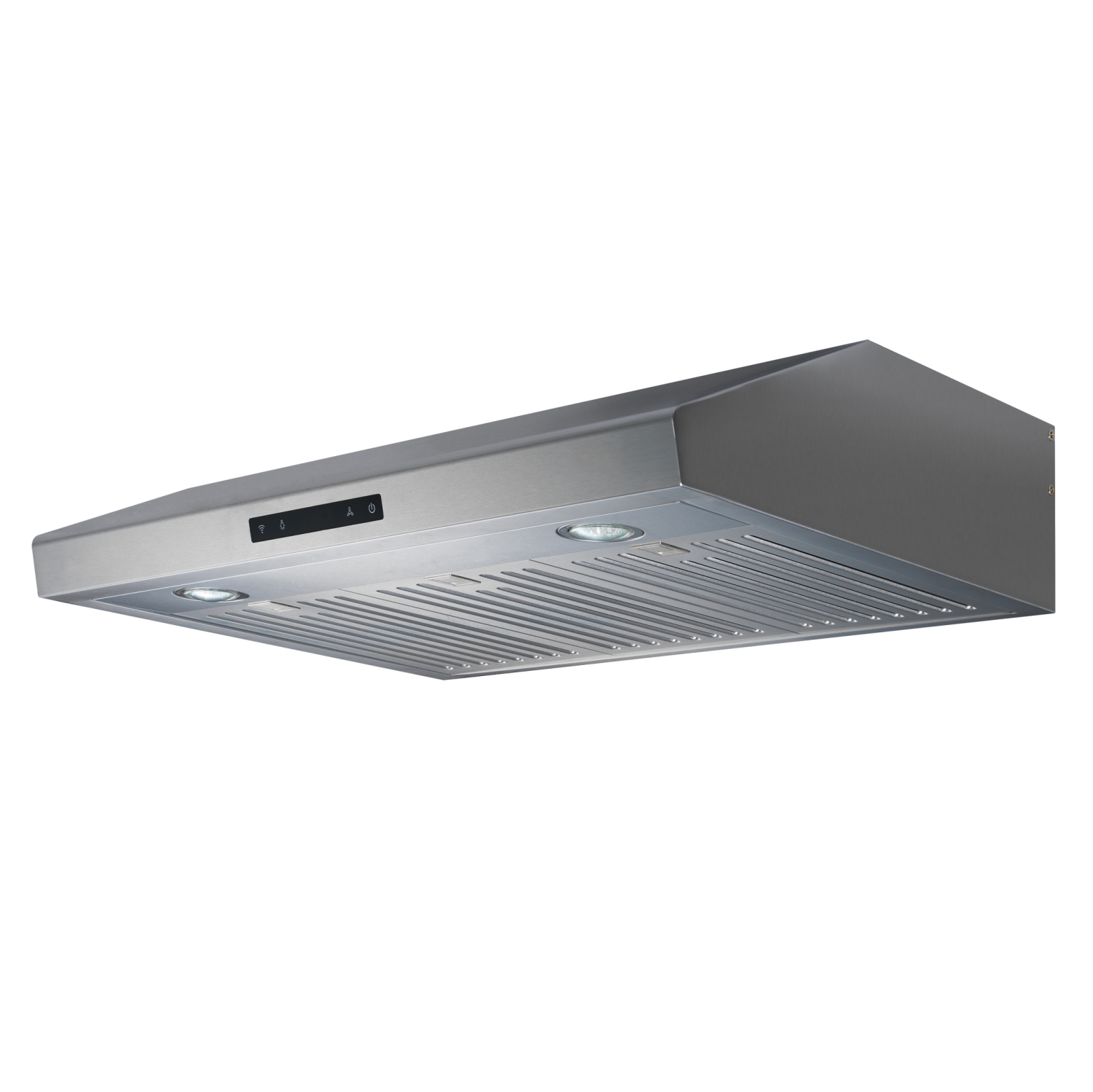 ROXON 860 CFM Slim Range Hood Stainless Steel Kitchen Exhaust Fan Under Cabinet Style with REMOTE RXN-U14BSN-30