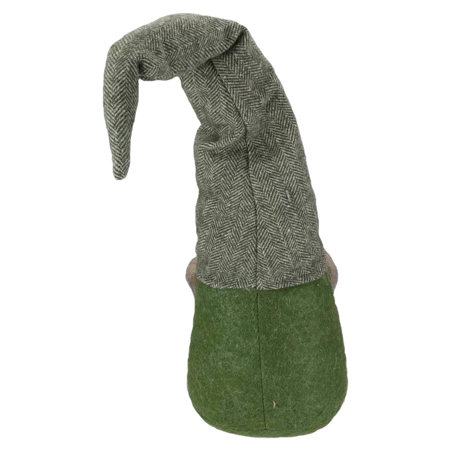 21-Inch Green and Brown Weighted Christmas Tree Gnome Tabletop Figure