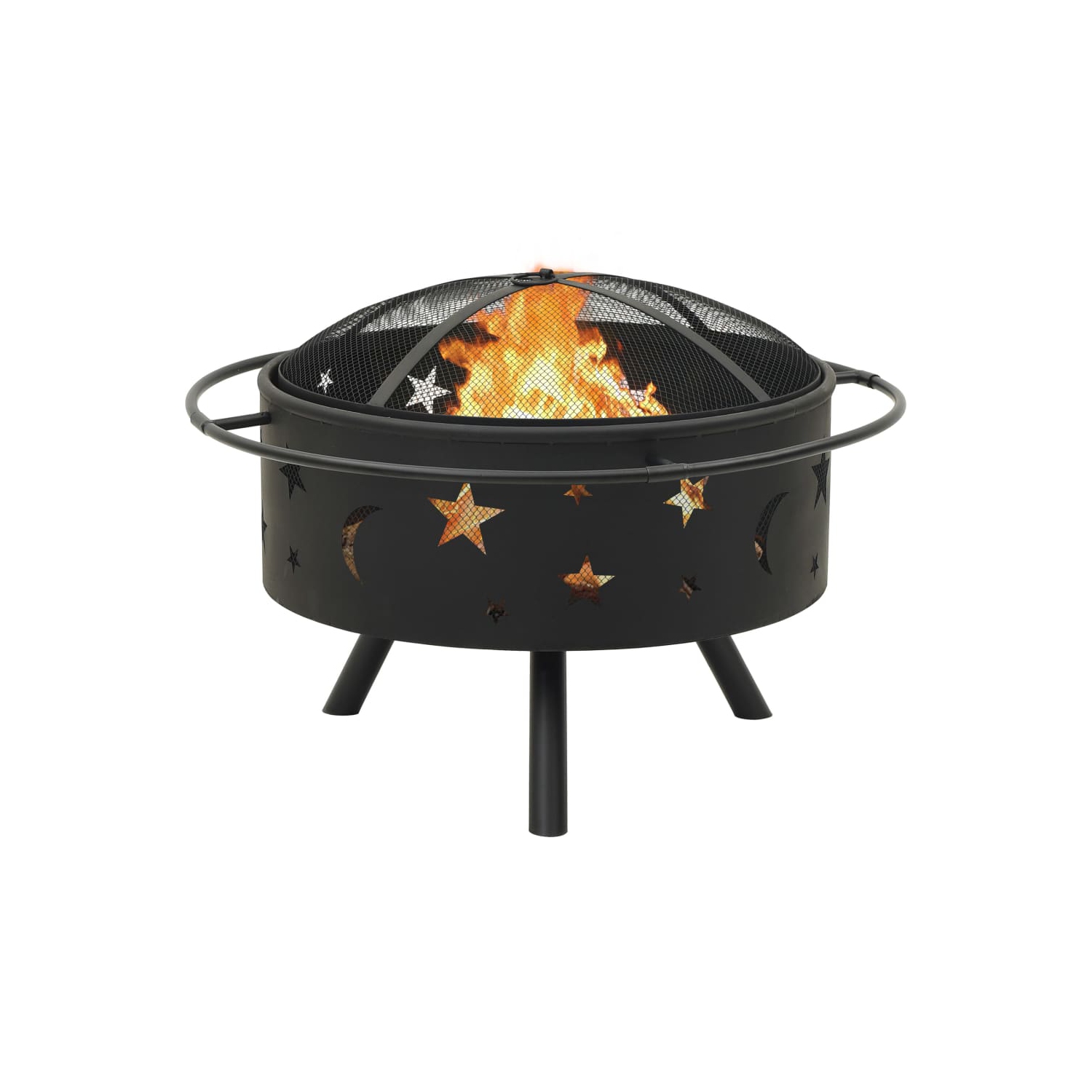 Foyer à bois VIDAXL avec tisonnier 29,9XXL en acier