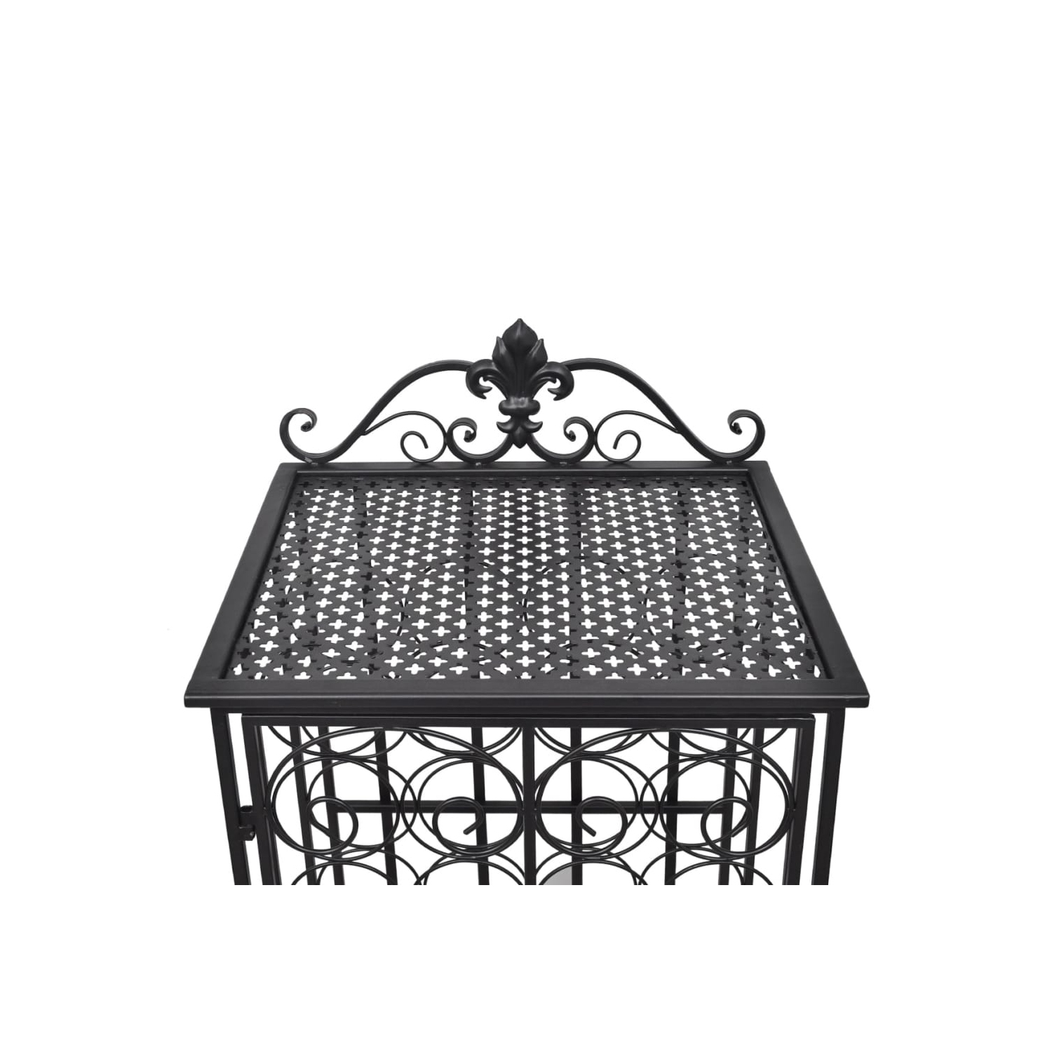 vidaXL Wine Rack for 28 Bottles Metal