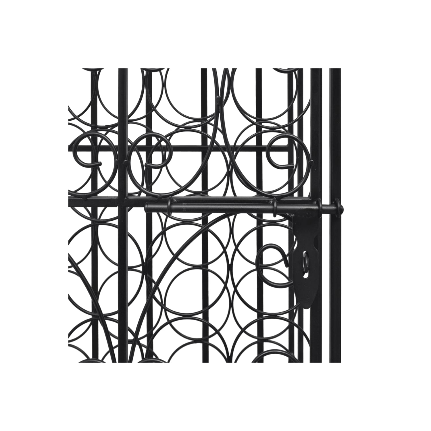 vidaXL Wine Rack for 28 Bottles Metal