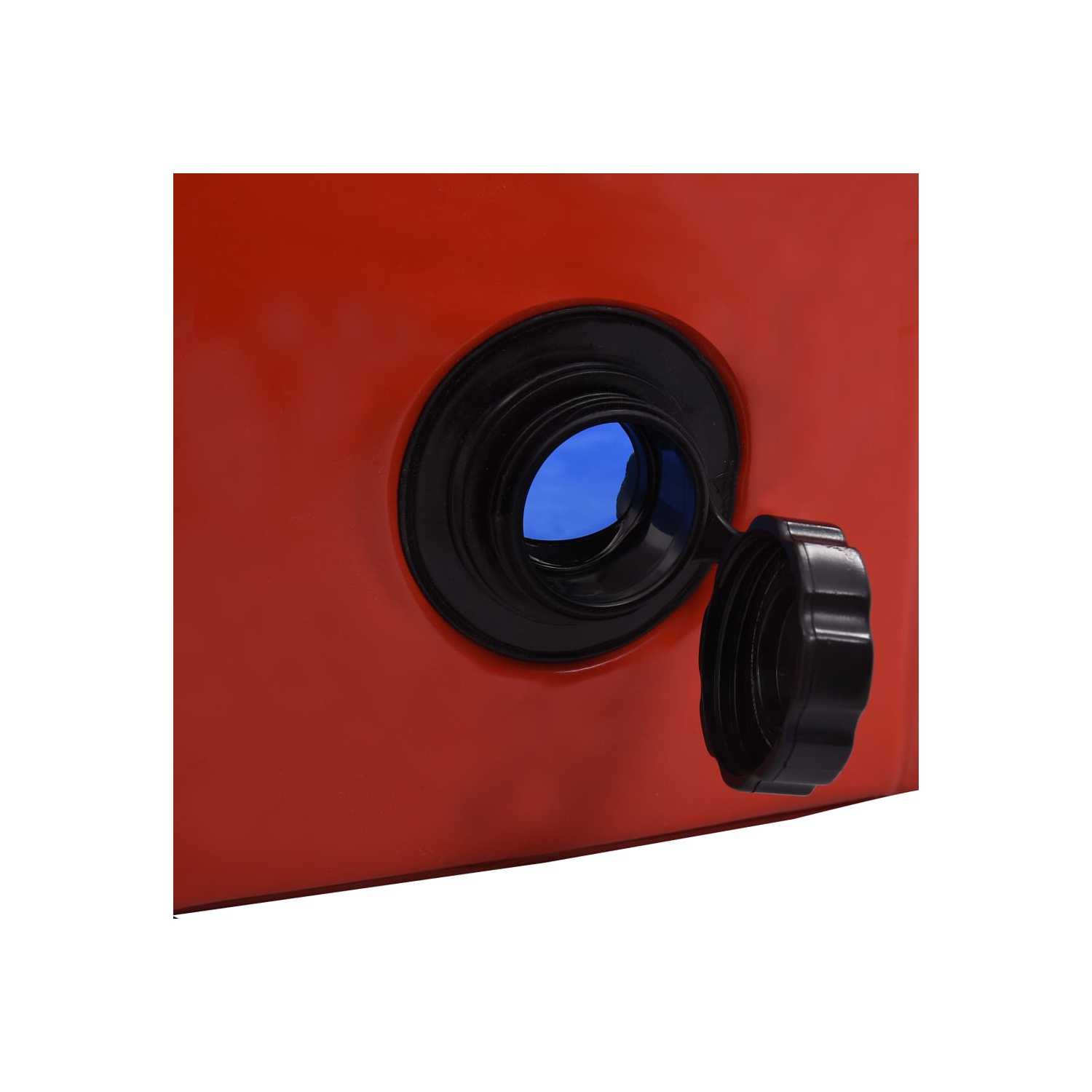 vidaXL Foldable Dog Swimming Pool Red 31.5"x7.9" PVC