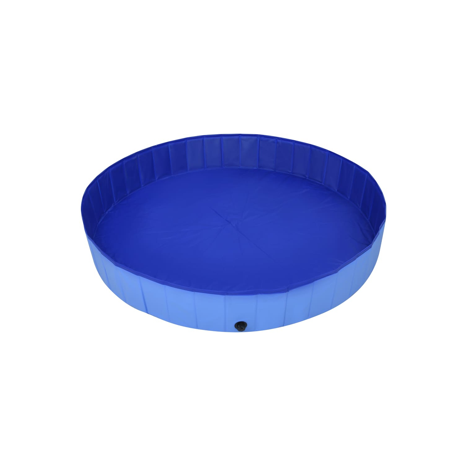 vidaXL Foldable Dog Swimming Pool Blue 78.7"x11.8" PVC