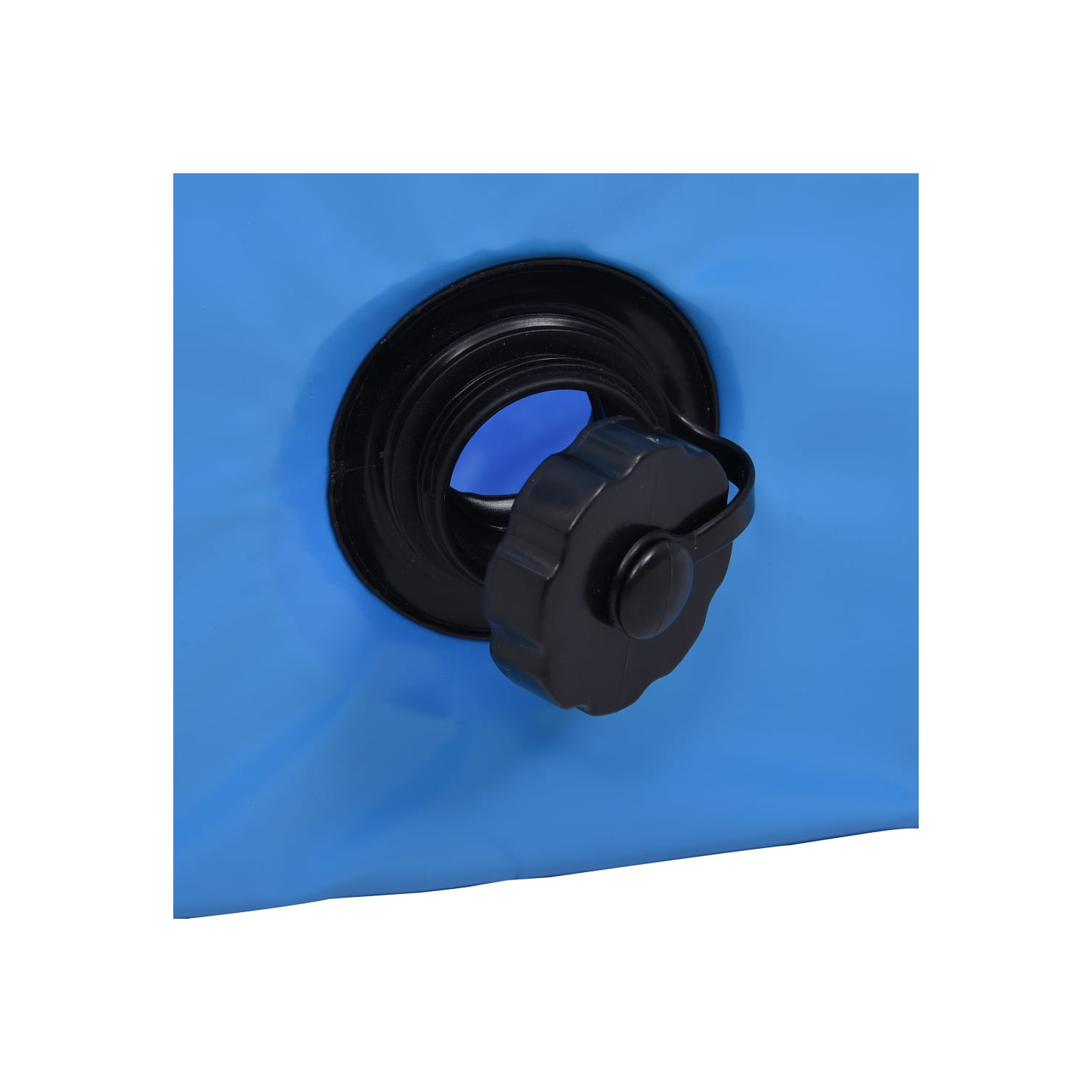 vidaXL Foldable Dog Swimming Pool Blue 63"x11.8" PVC