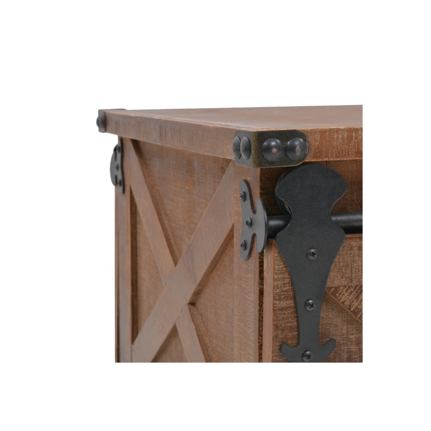 vidaXL Coffee Table Solid Fir Wood 35.8"x20.1"x15" Brown