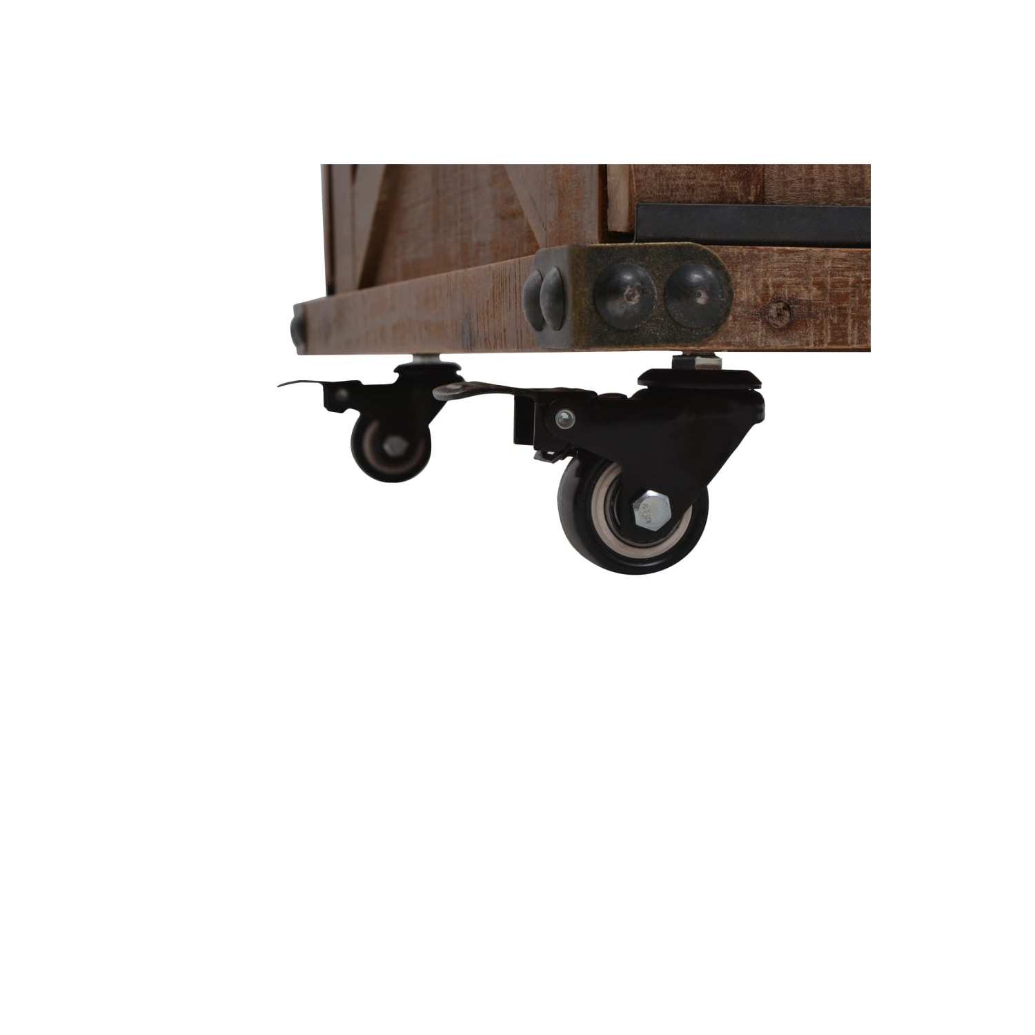 vidaXL Coffee Table Solid Fir Wood 35.8"x20.1"x15" Brown