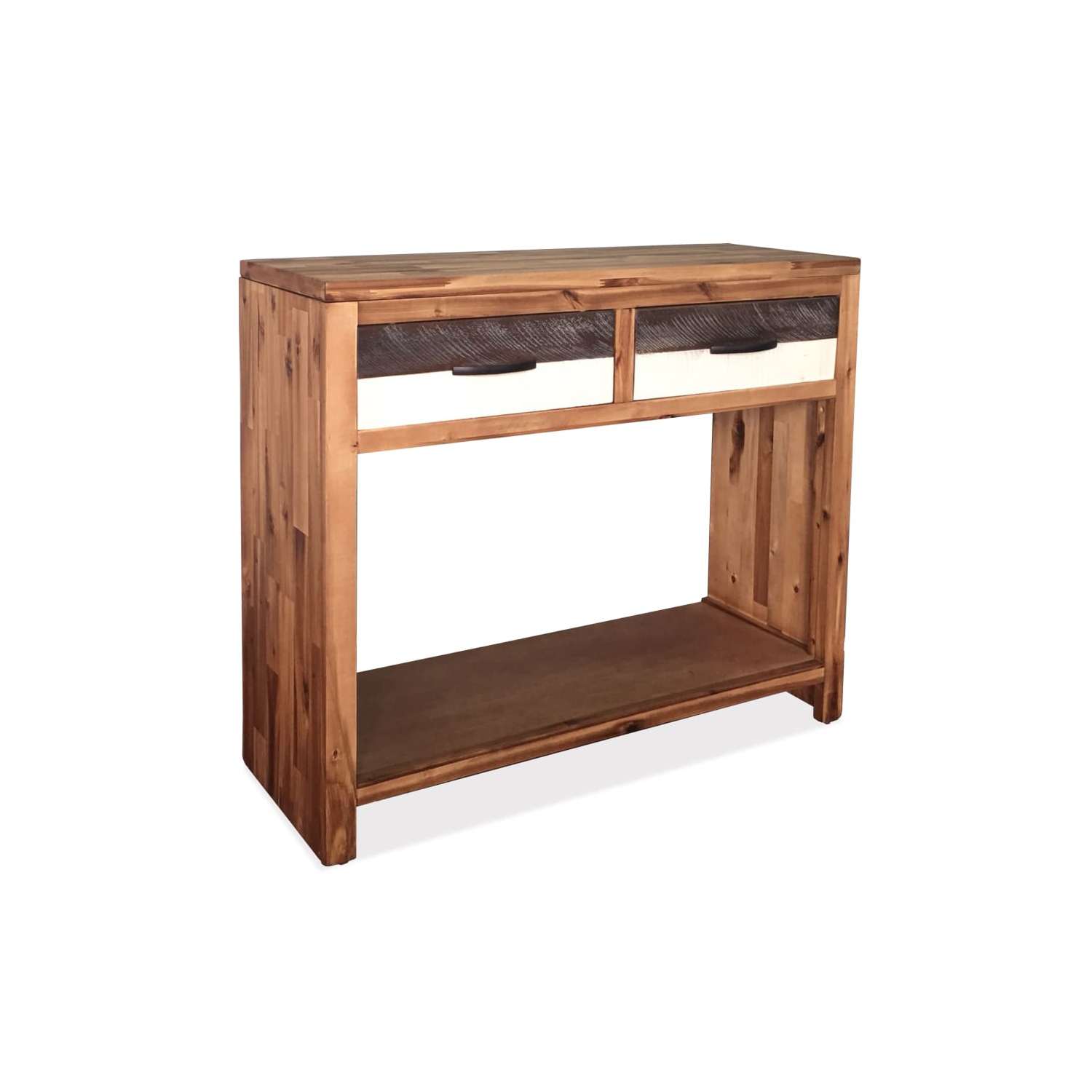 vidaXL Console Table Solid Acacia Wood 33.9"x11.8"x29.5"