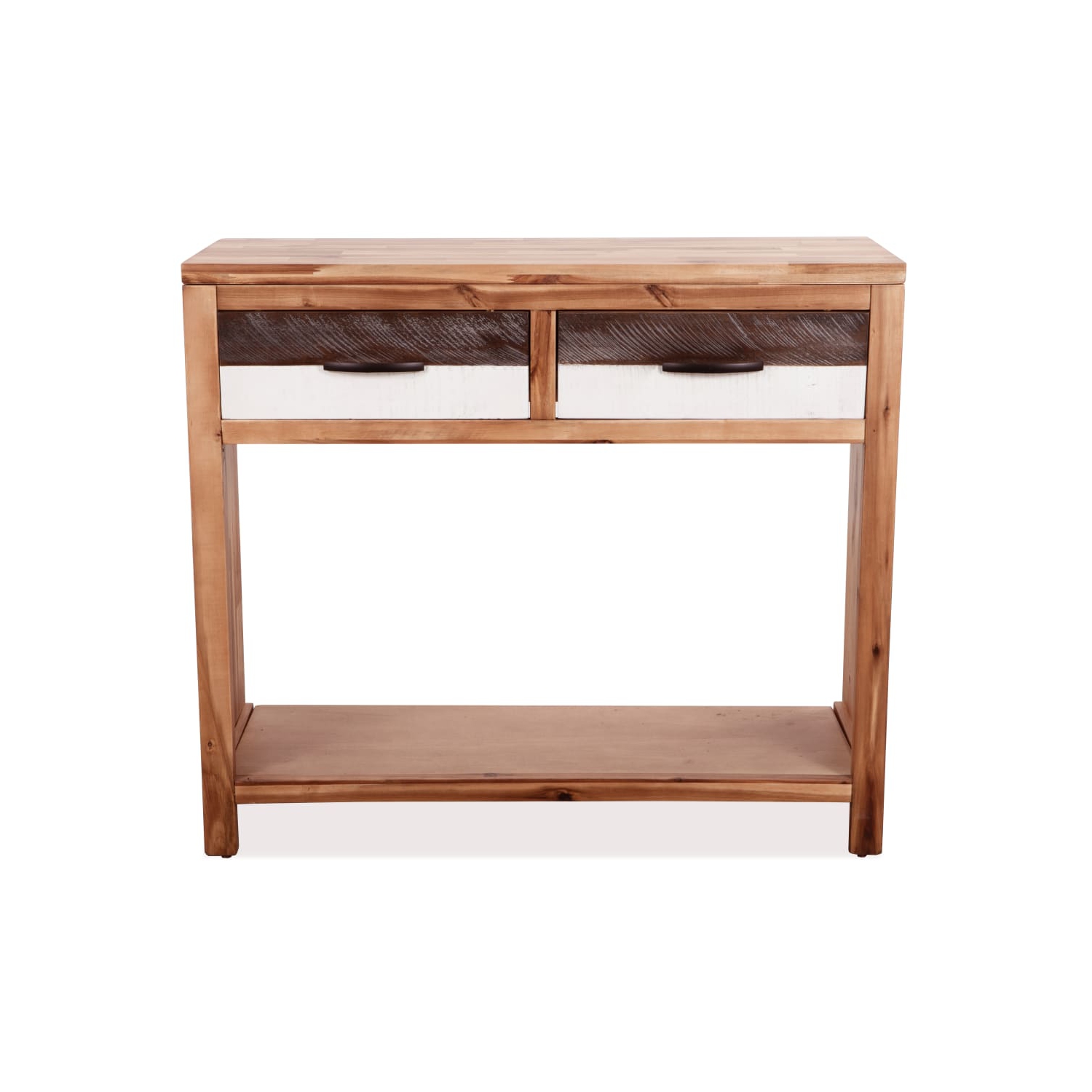 vidaXL Console Table Solid Acacia Wood 33.9"x11.8"x29.5"