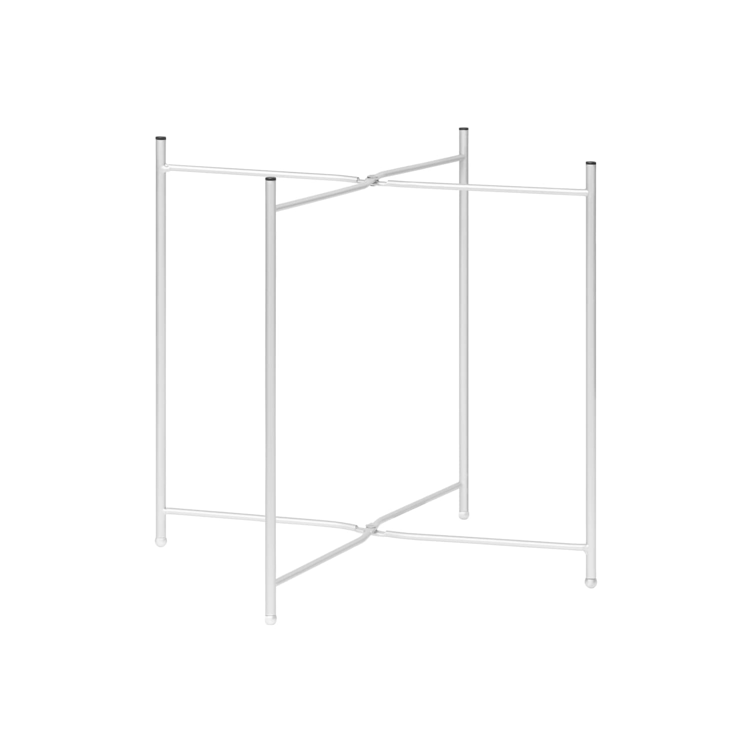 vidaXL Side Table Silver 15.7"x15.7"x16.1" Glass