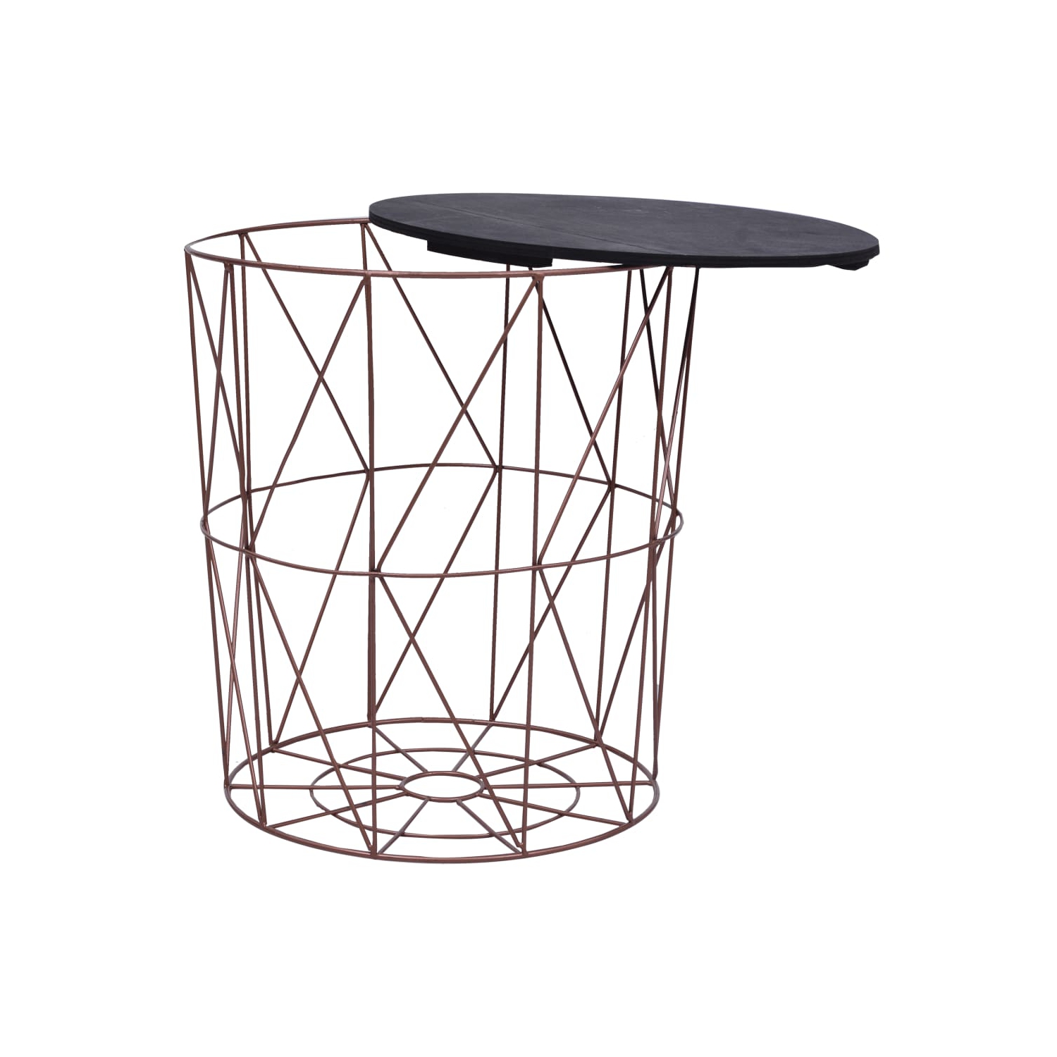 vidaXL Coffee Tables 3 pcs Copper