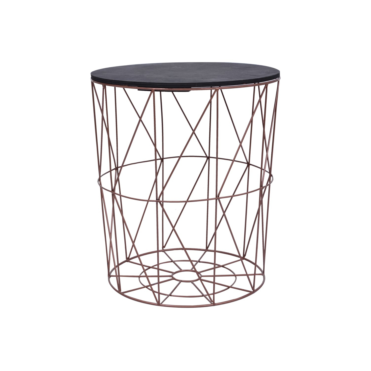 vidaXL Coffee Tables 3 pcs Copper