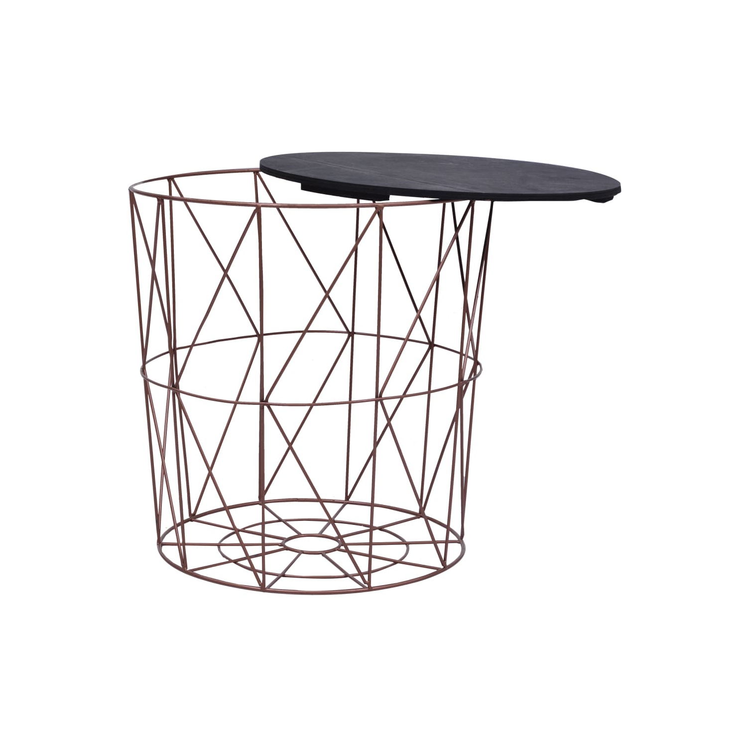 vidaXL Coffee Tables 3 pcs Copper