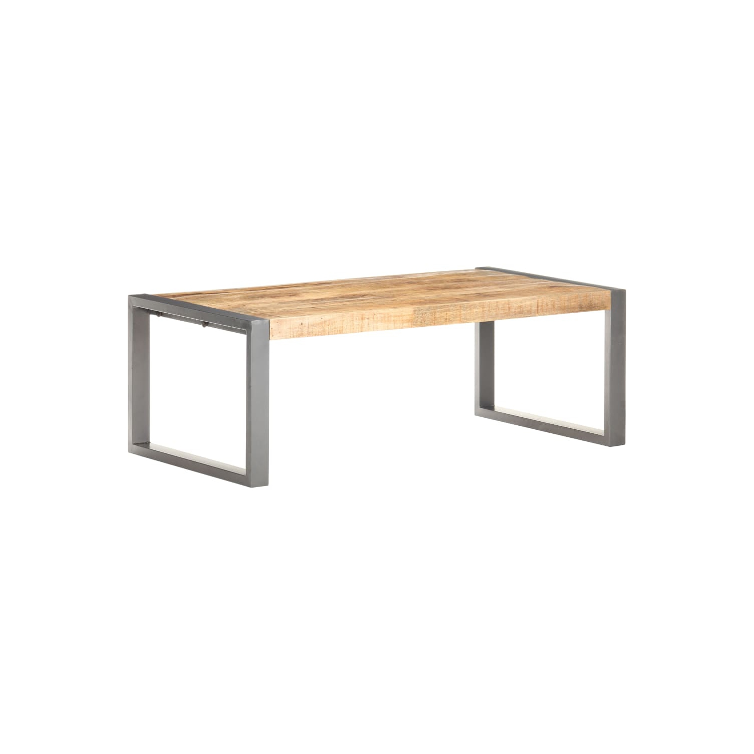 vidaXL Coffee Table 43.3"x23.6"x15.7" Rough Mango Wood