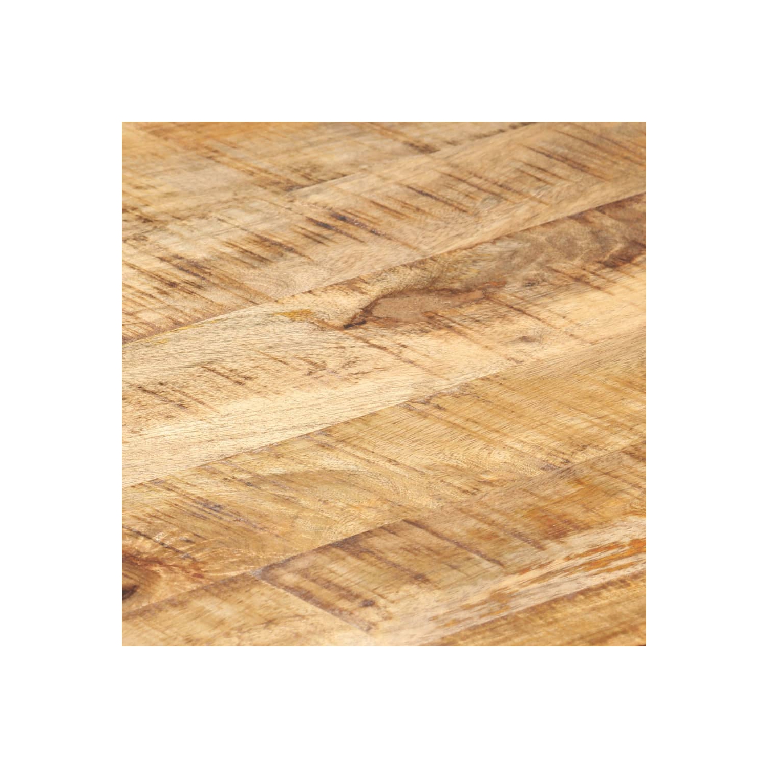 vidaXL Coffee Table 43.3"x23.6"x15.7" Rough Mango Wood