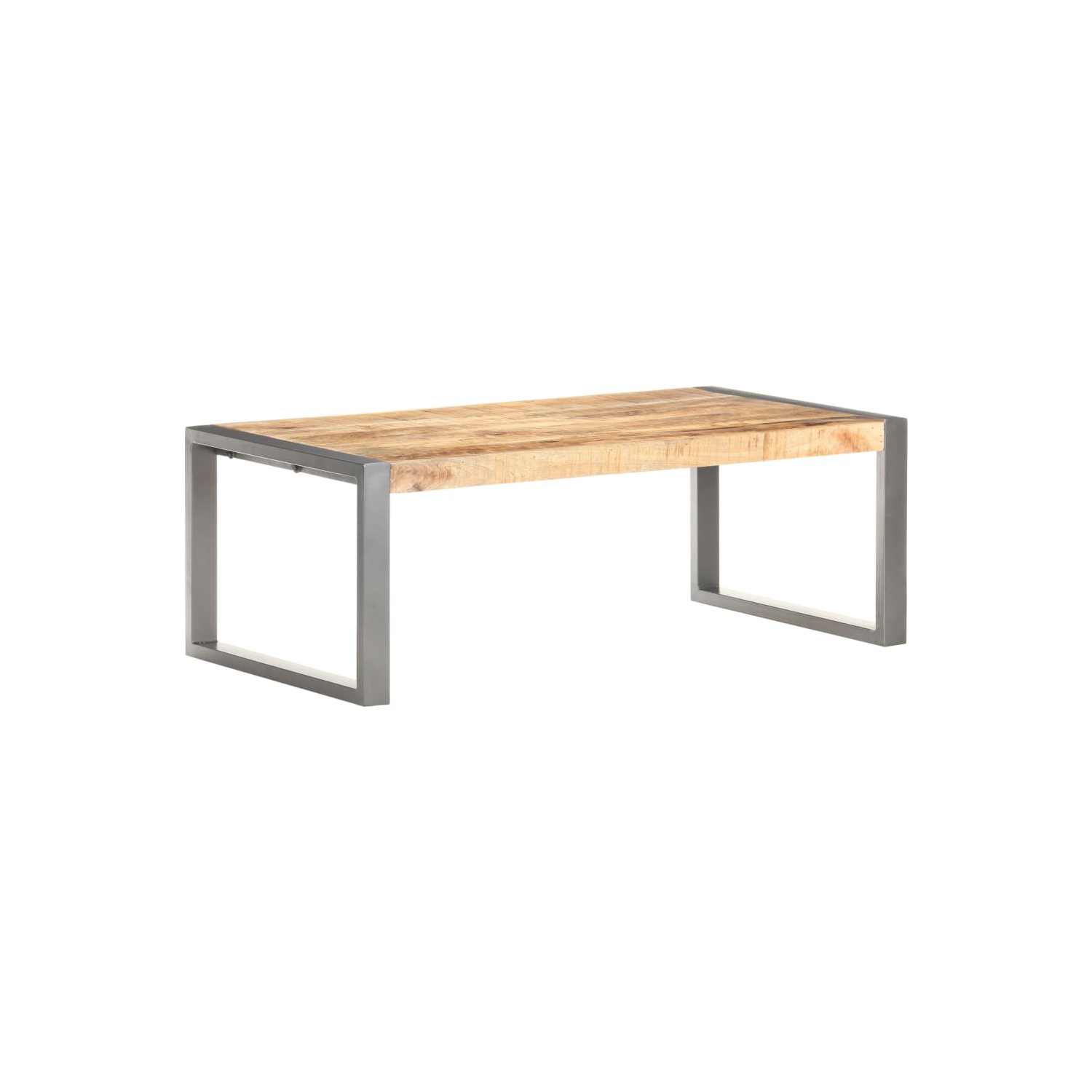 vidaXL Coffee Table 43.3"x23.6"x15.7" Rough Mango Wood