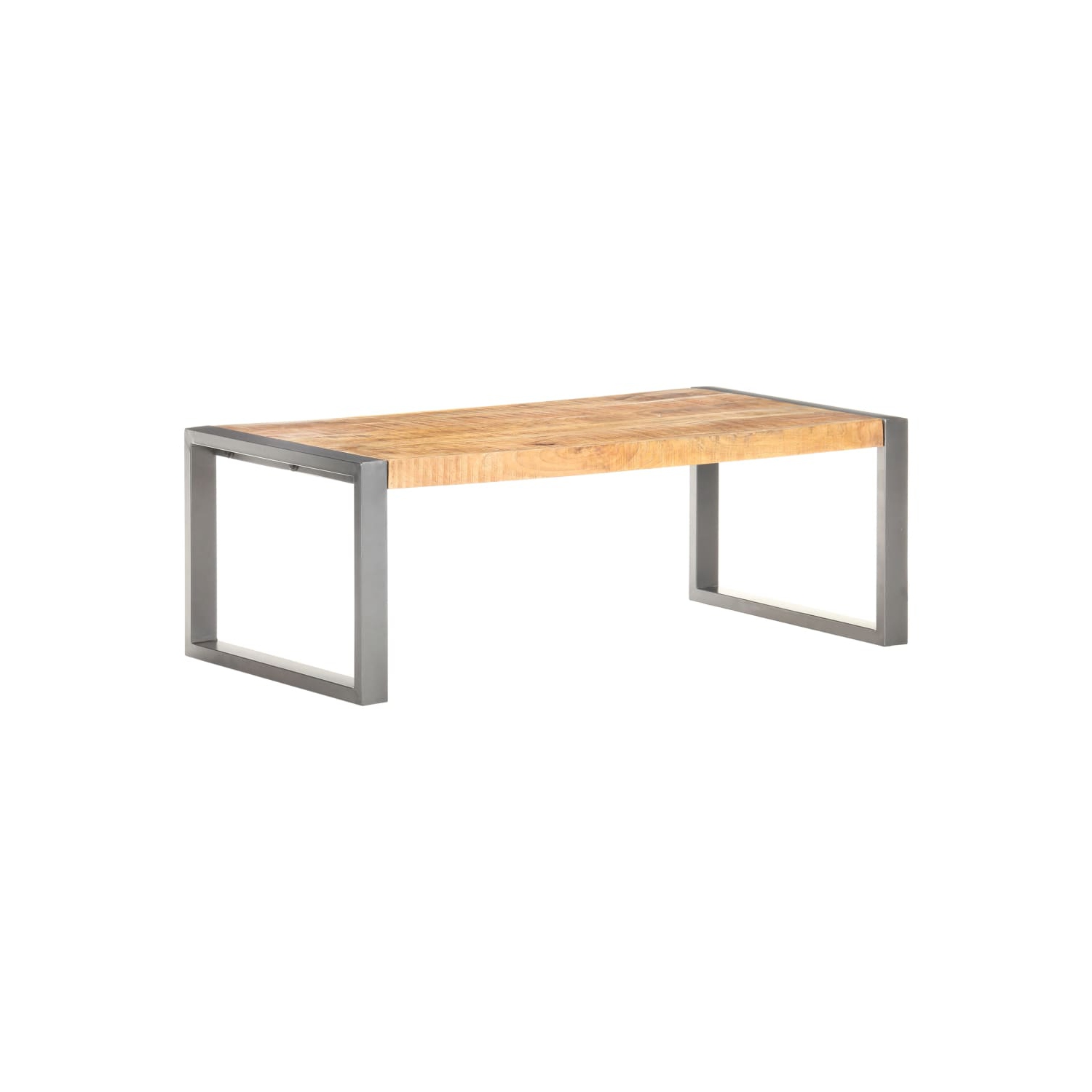 vidaXL Coffee Table 43.3"x23.6"x15.7" Rough Mango Wood