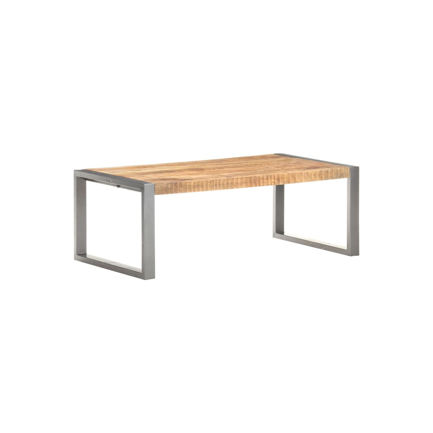 vidaXL Coffee Table 43.3"x23.6"x15.7" Rough Mango Wood