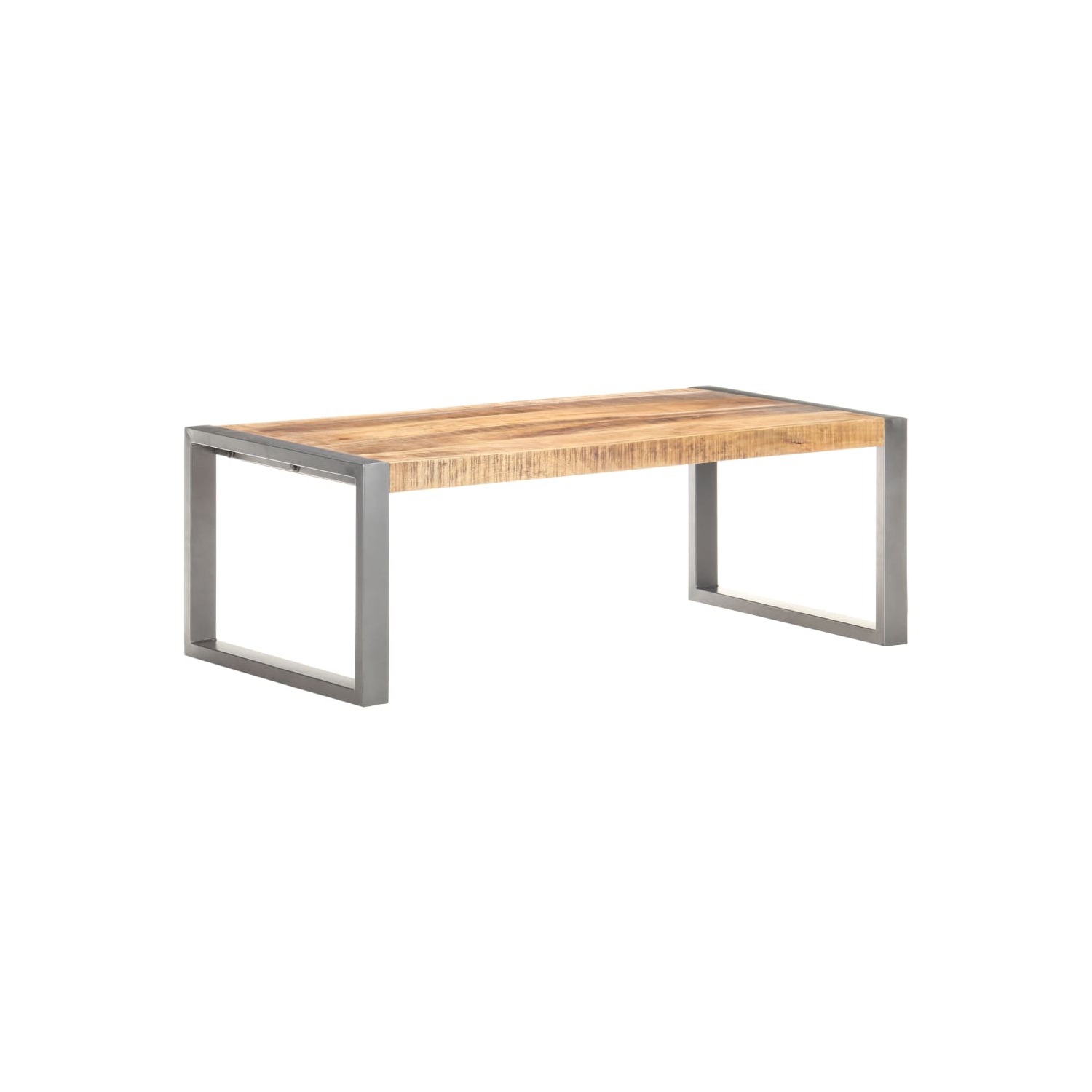 vidaXL Coffee Table 43.3"x23.6"x15.7" Rough Mango Wood