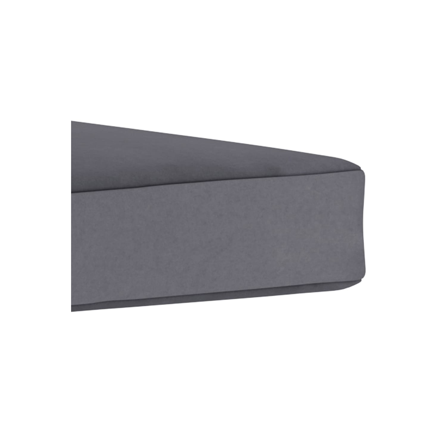 vidaXL Floor Pallet Cushion 23.6"x23.6"x2.4" Anthracite Fabric