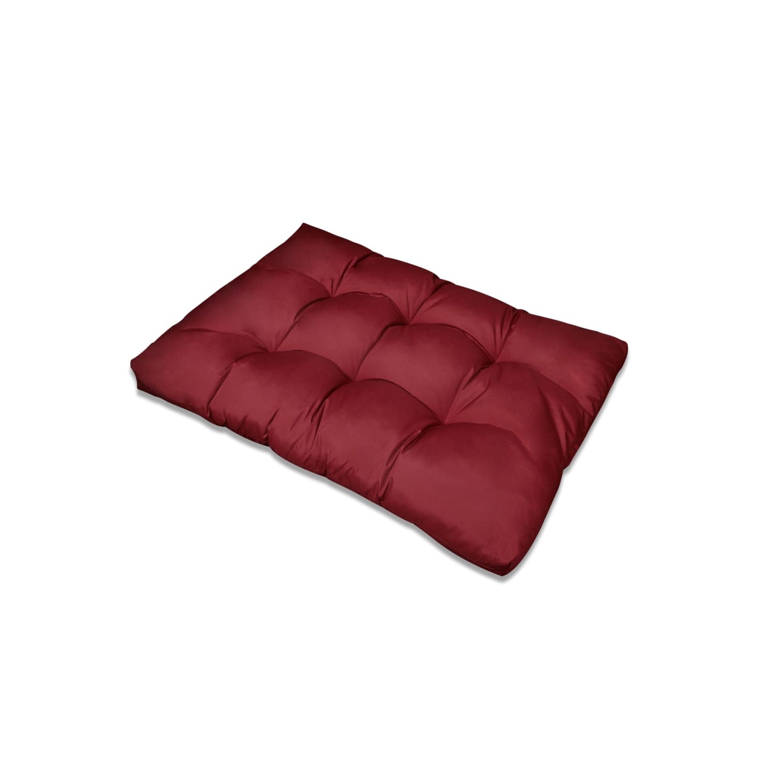 vidaXL Wine Red Upholstered Seat Cushion 47.2" x 31.5" x 3.9"