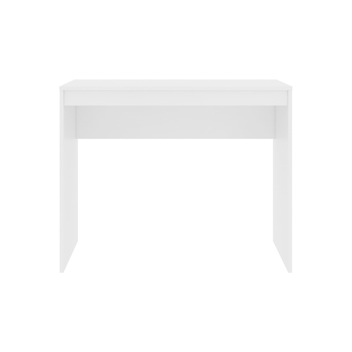 vidaXL Desk White 35.4"x15.7"x28.3" Chipboard