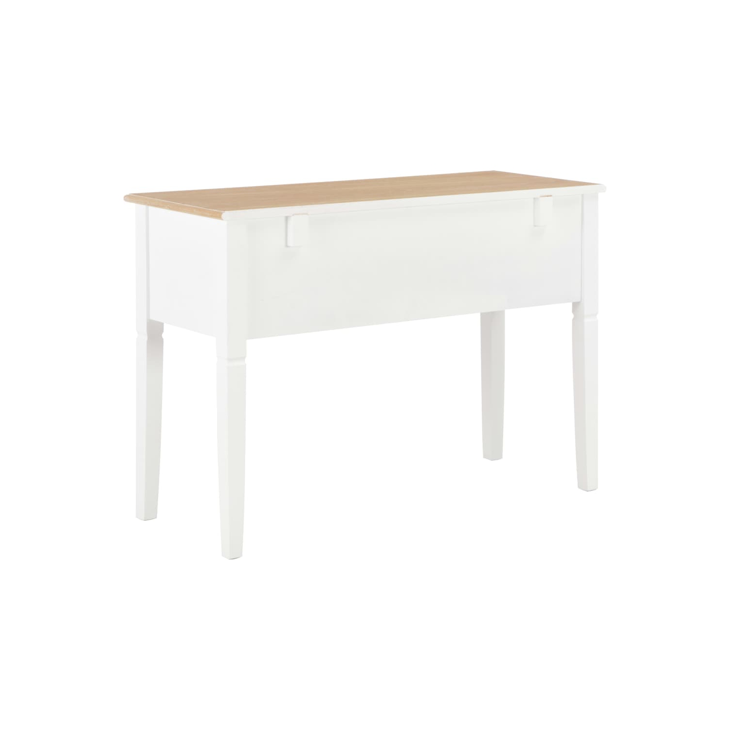 vidaXL Writing Desk White 43.1"x17.7"x30.5" Wood