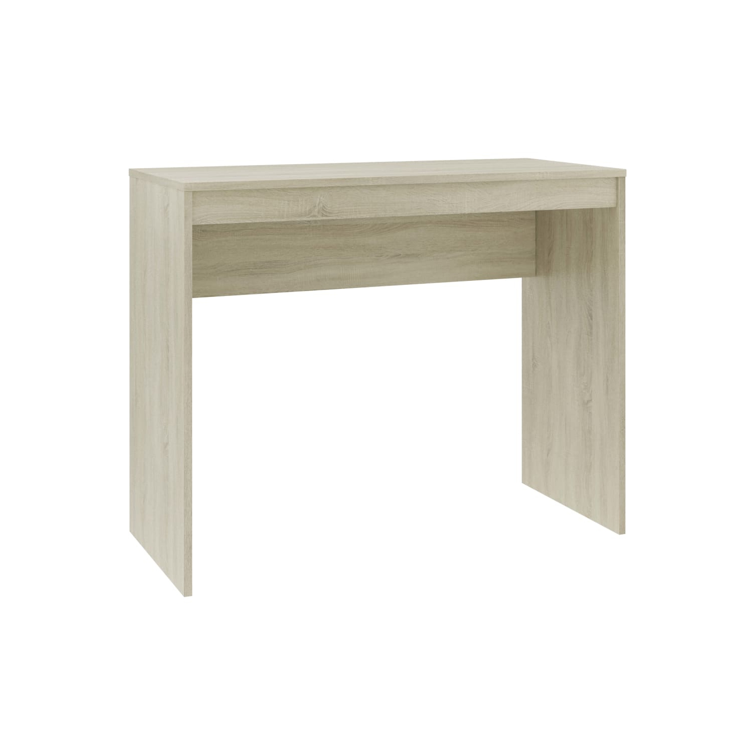 vidaXL Desk Sonoma Oak 35.4"x15.7"x28.3" Chipboard