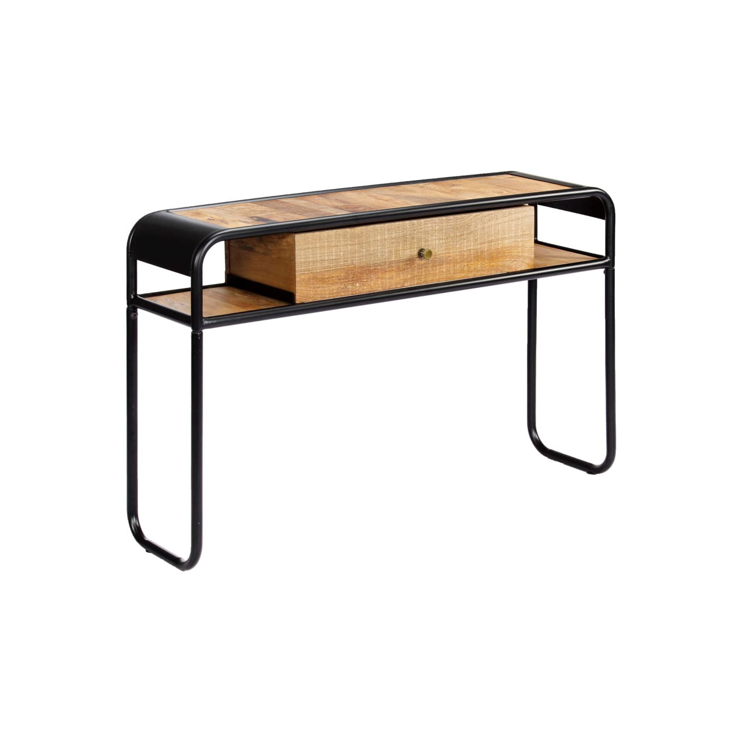 vidaXL Console Table 46.5"x11.8"x29.5" Solid Mango Wood